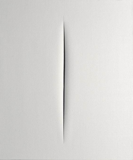 艺术家 卢西奥·方塔纳 lucio fontana