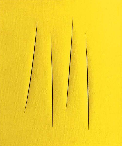 艺术家 卢西奥·方塔纳 lucio fontana