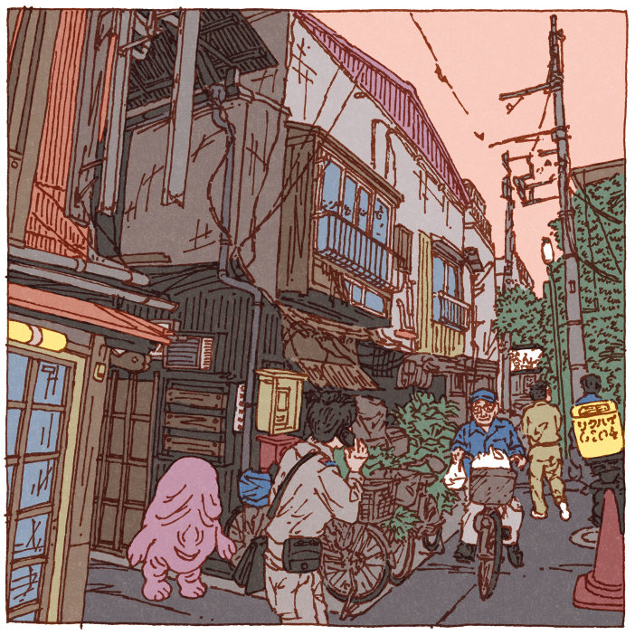 日本插画师笔下的东京景色第二辑