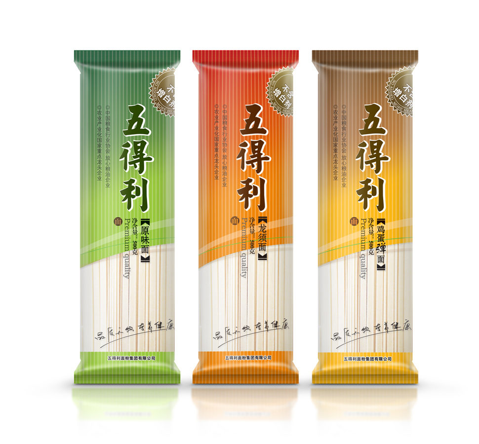五得利挂面包装设计