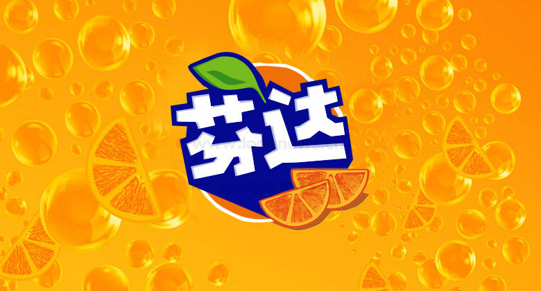 芬达汽水(fanta)中文logo和包装 蝉公子 转载作品 视觉中国