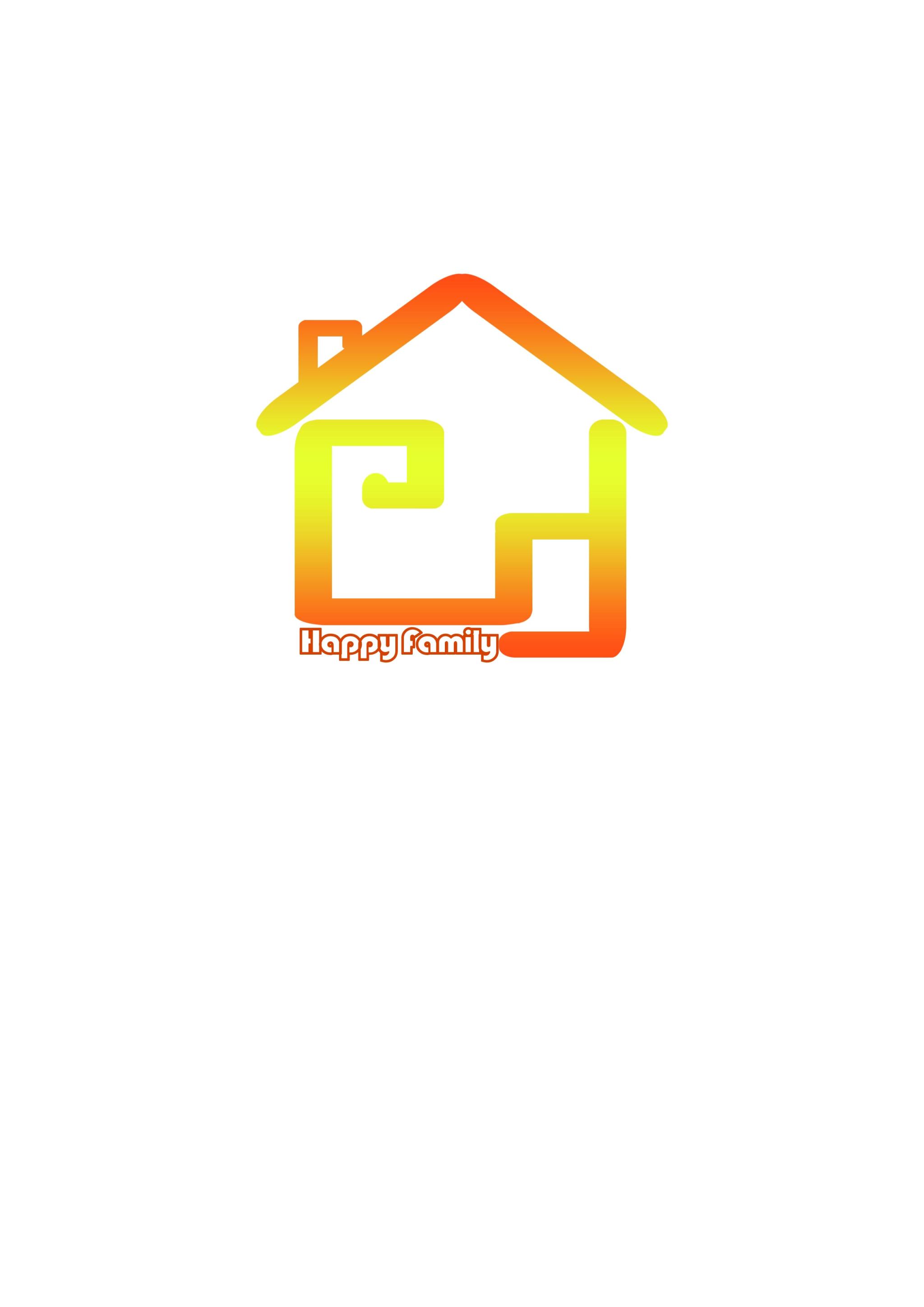 此logo设计核心是由"创"字变形而来,简洁,美观符合创建幸福家庭的理念