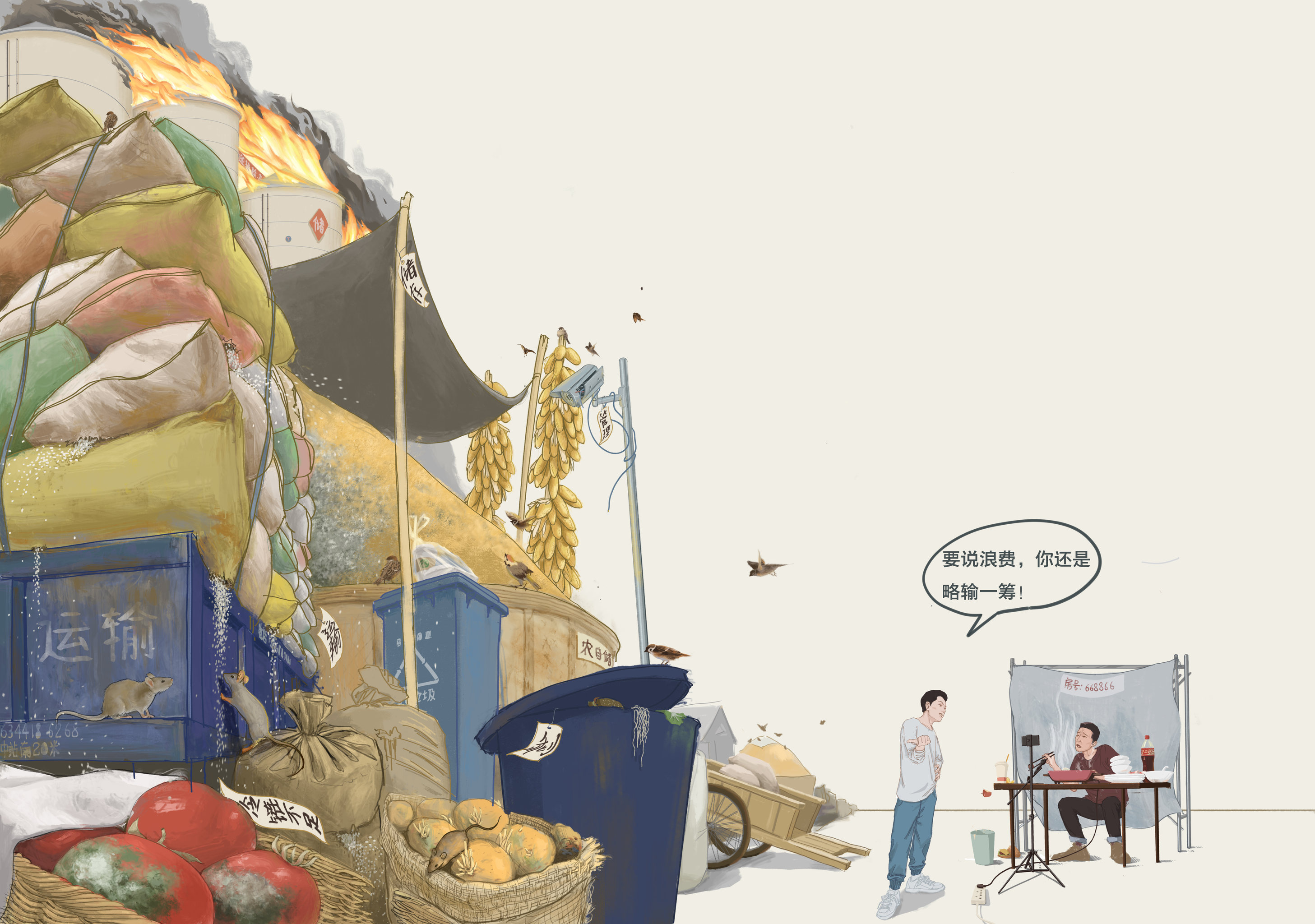 小巫见大巫- 黄仔保姆- 原创作品- 视觉中国(爱视觉)