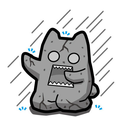 魔鬼猫表情-石化