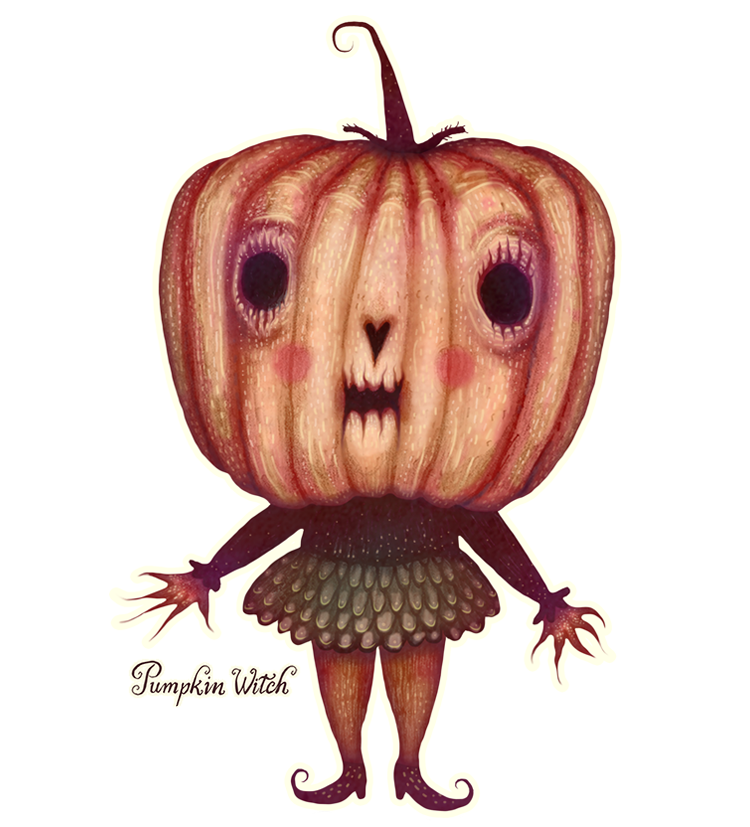 丹麦插画师vladimir万圣节精灵