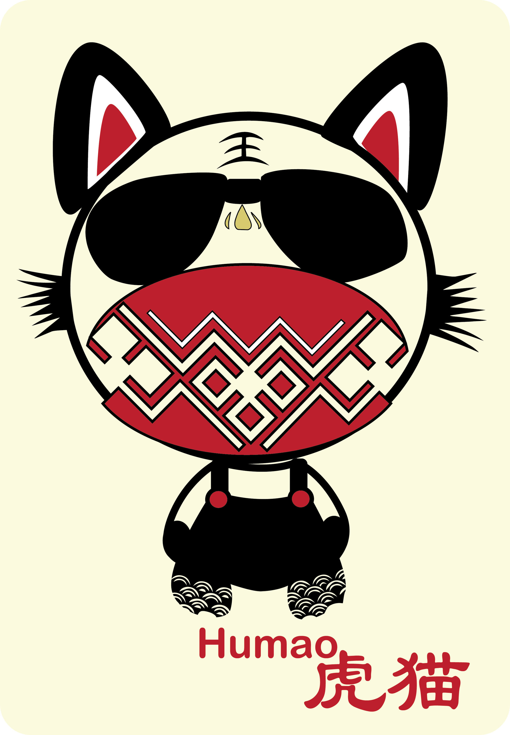 "虎猫"系列玩偶形象设计