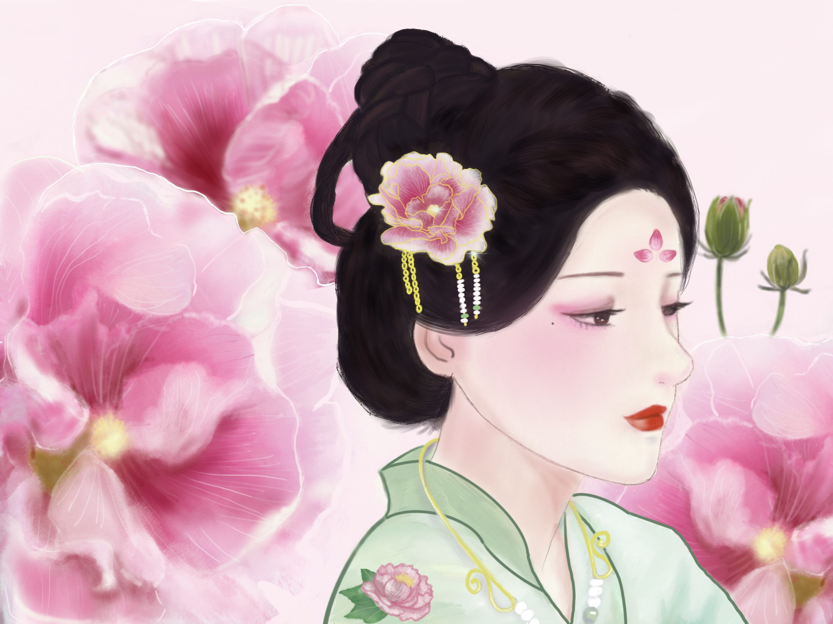 芙蓉花神 wer仔兽 原创作品 视觉中国(爱视觉)