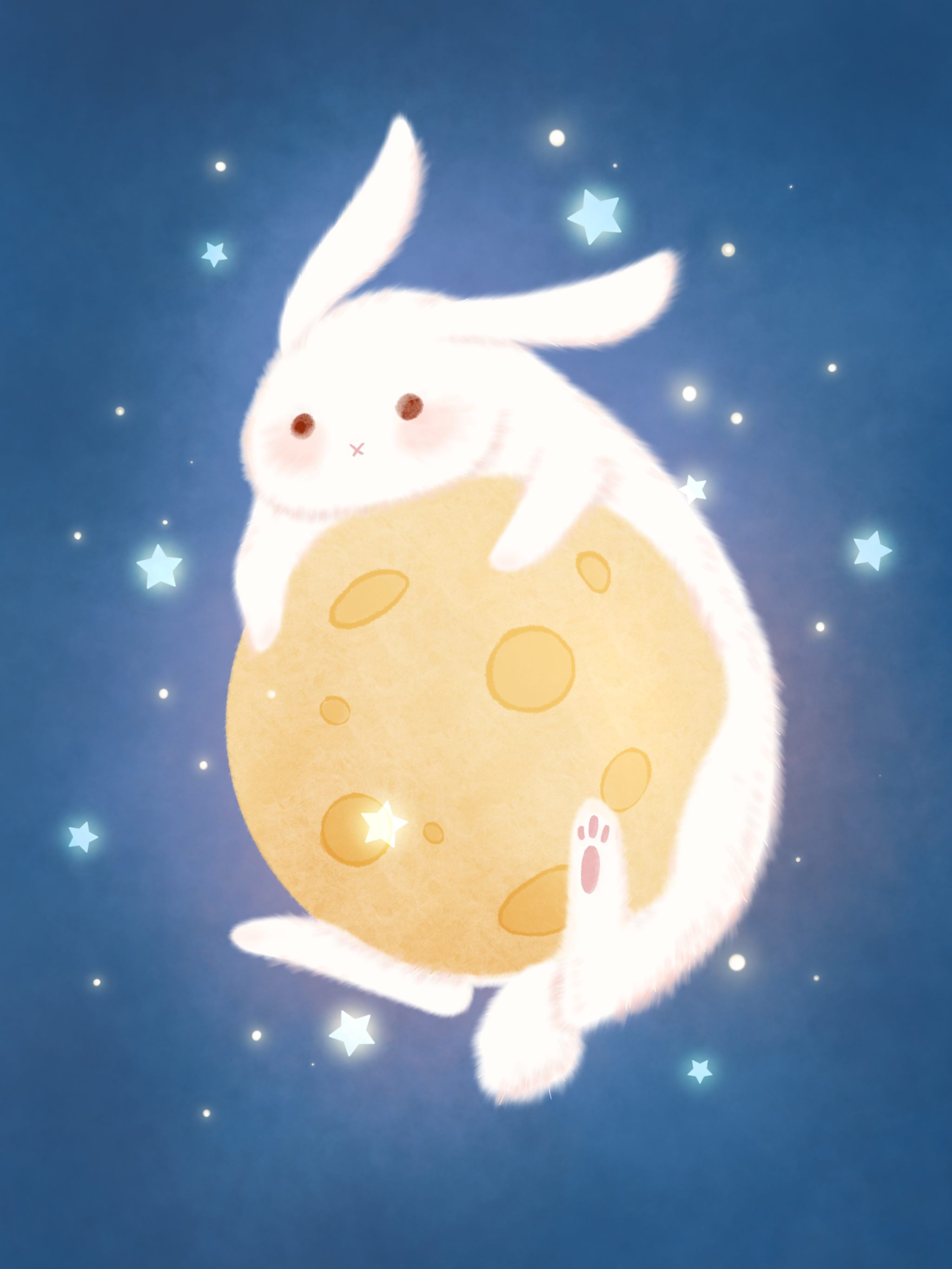 兔子和月亮