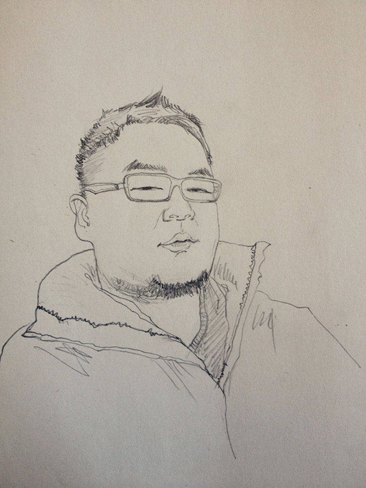 手绘 大叔