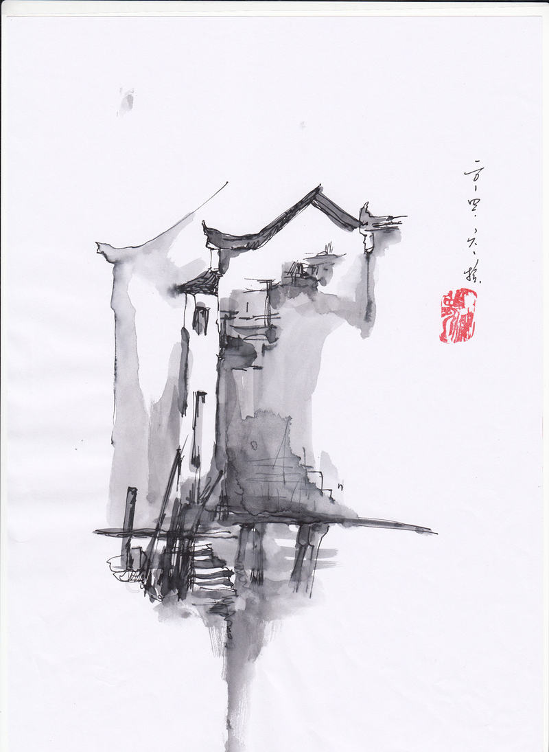 风景速写