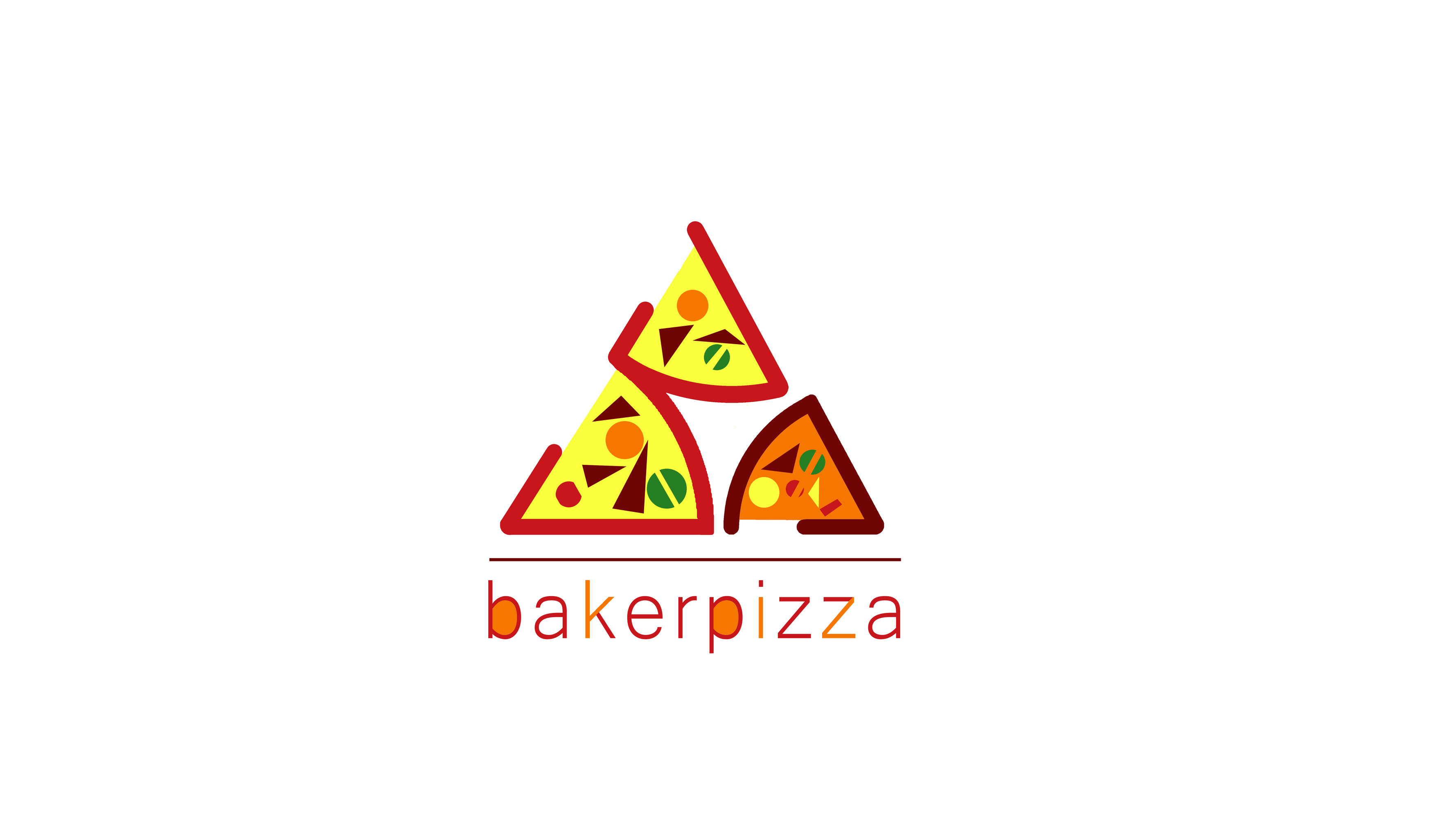 「baker」披萨品牌logo方案