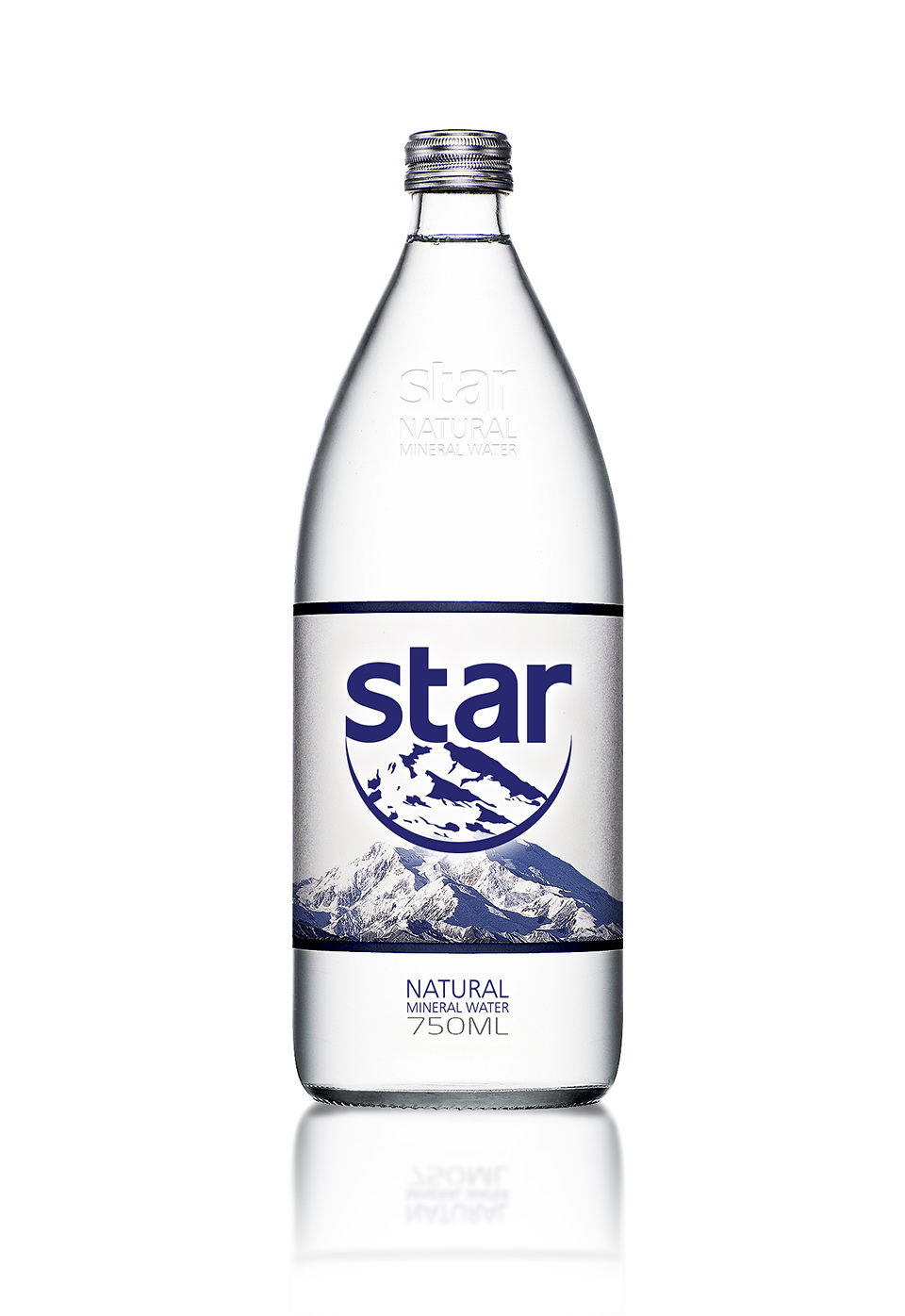 star h2o 天然矿泉水包装设计