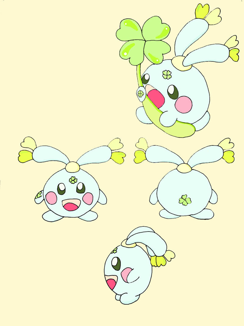 吉祥物蓝兔,外星兔子