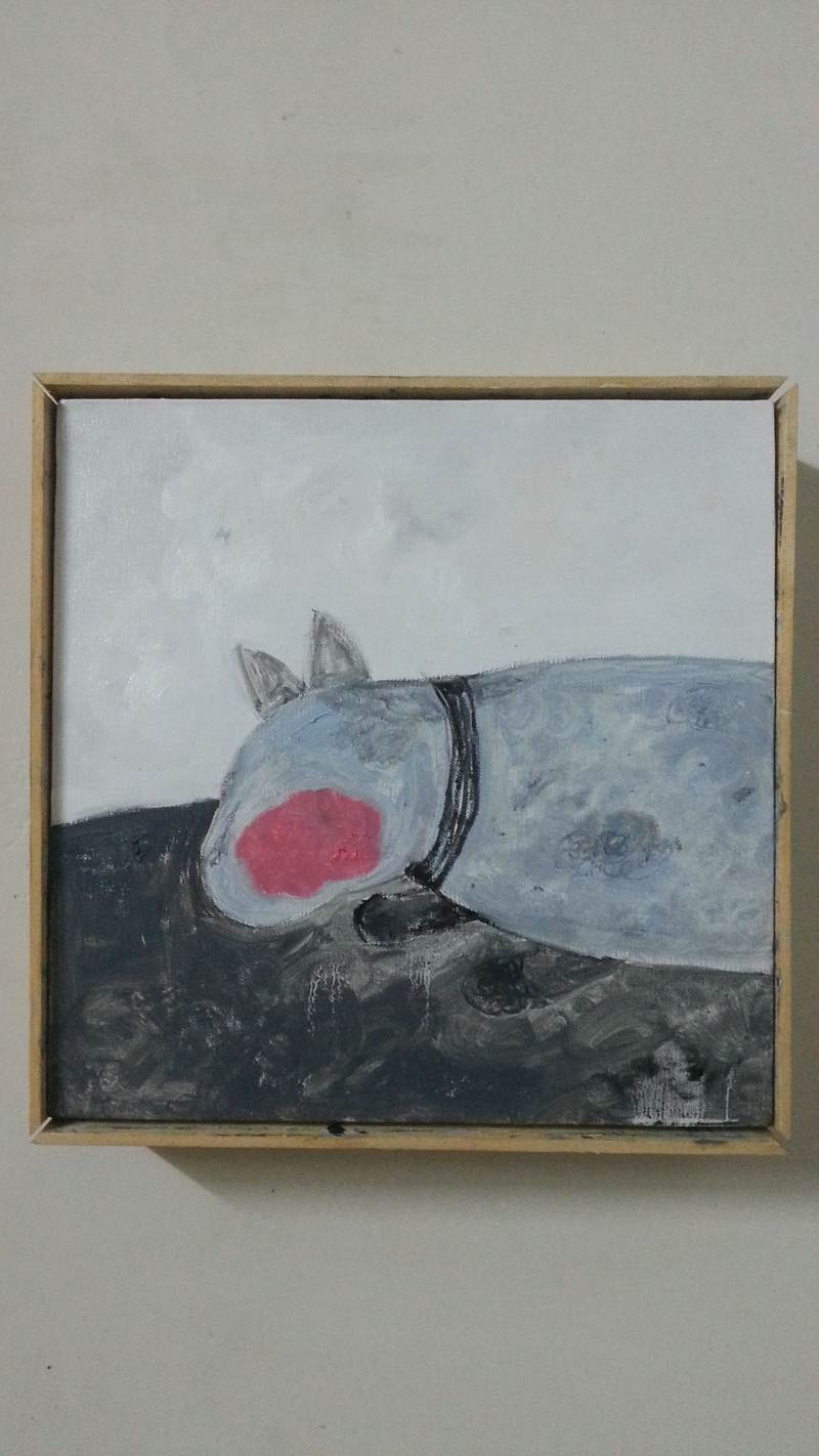 张刍狗当代艺术家油画抽象作品展览表现主义