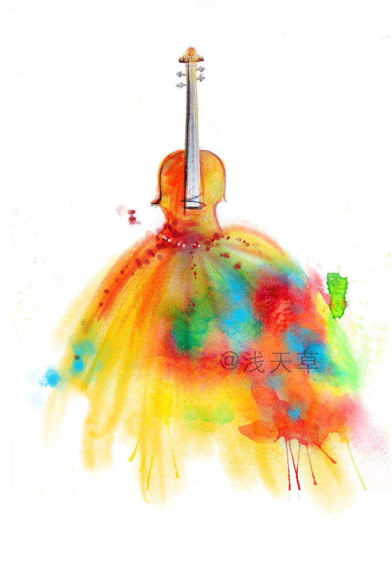 音乐艺术主题插画