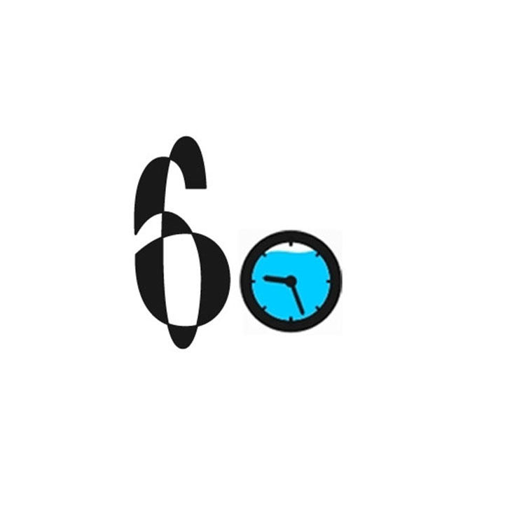 数字60用图像的表示法