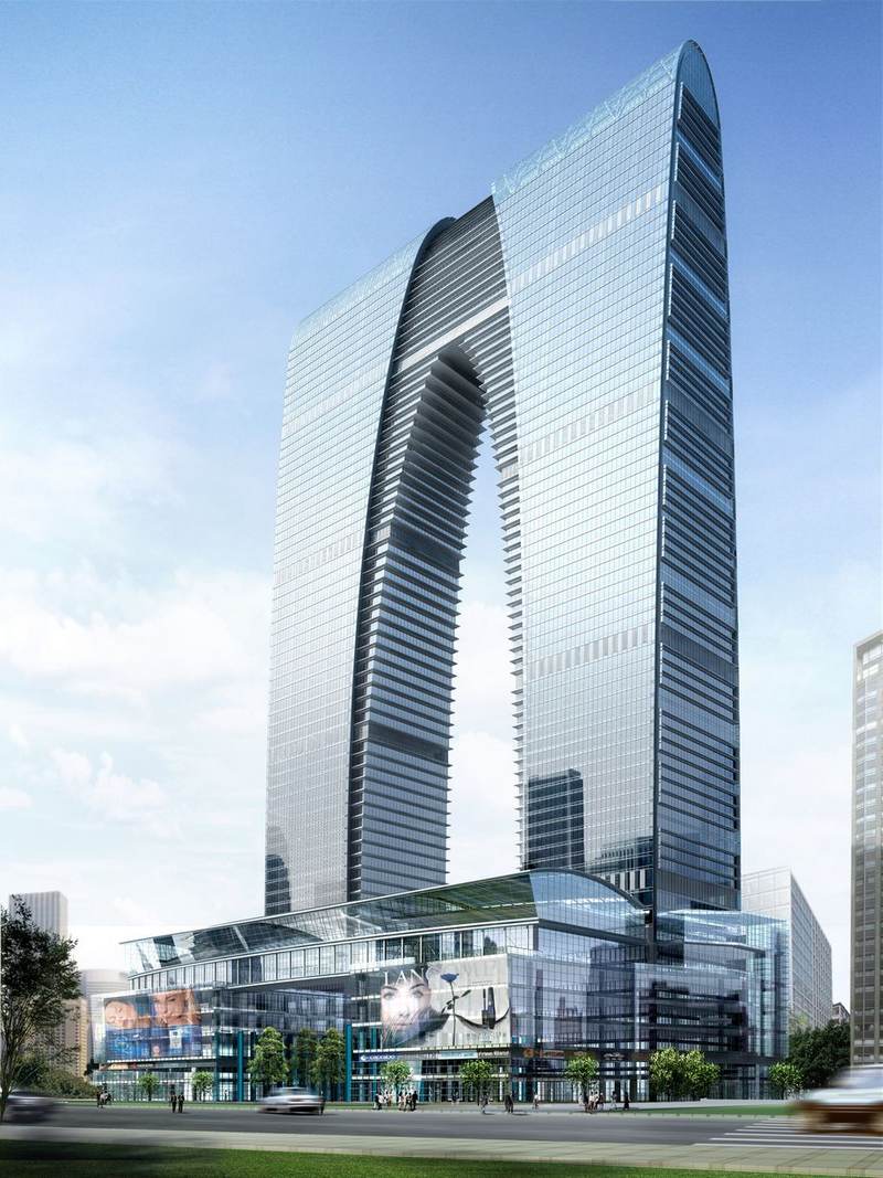 苏州第一摩天大楼-东方之门 - 视觉中国设计师社区
