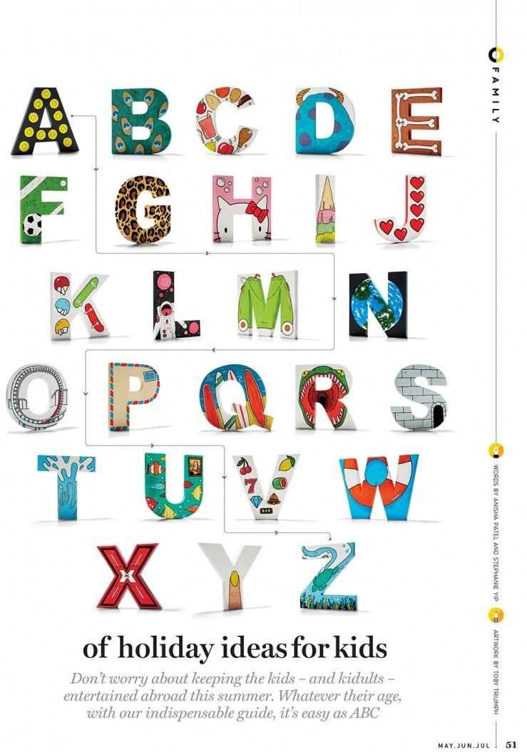 26个英文字母设计-toby triumph作品