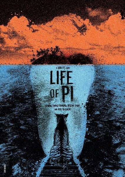 life of pi少年派创意海报设计