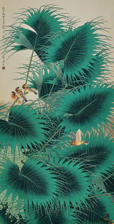当代工笔画大师周彦生的作品