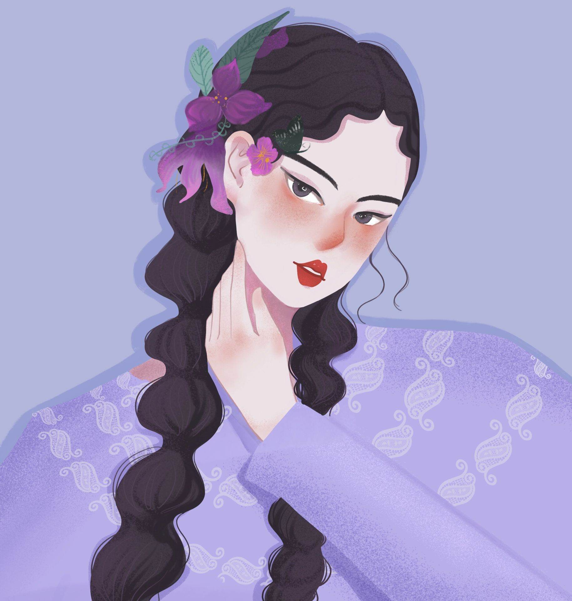 少女插画 - 香秀児 - 原创作品 - 视觉中国(shijueme)