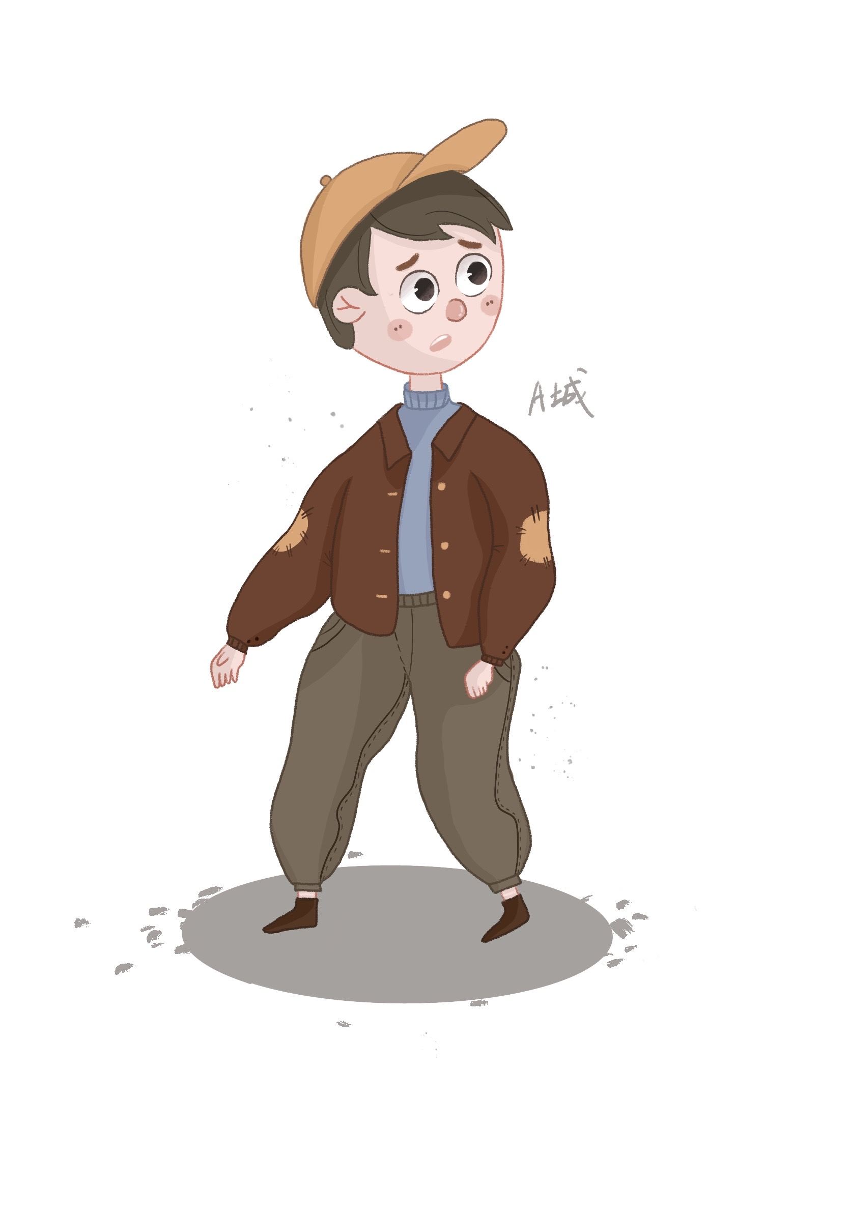 小男孩-今日一画