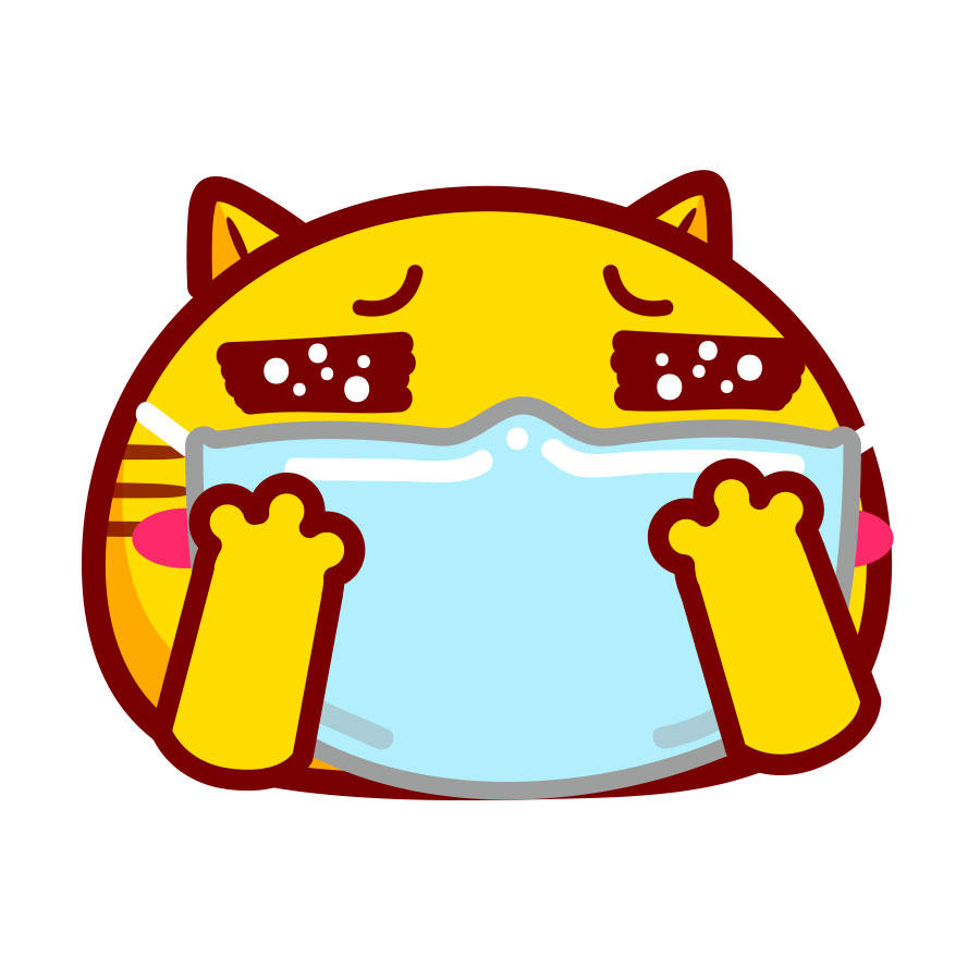 哈咪猫戴口罩表情头像