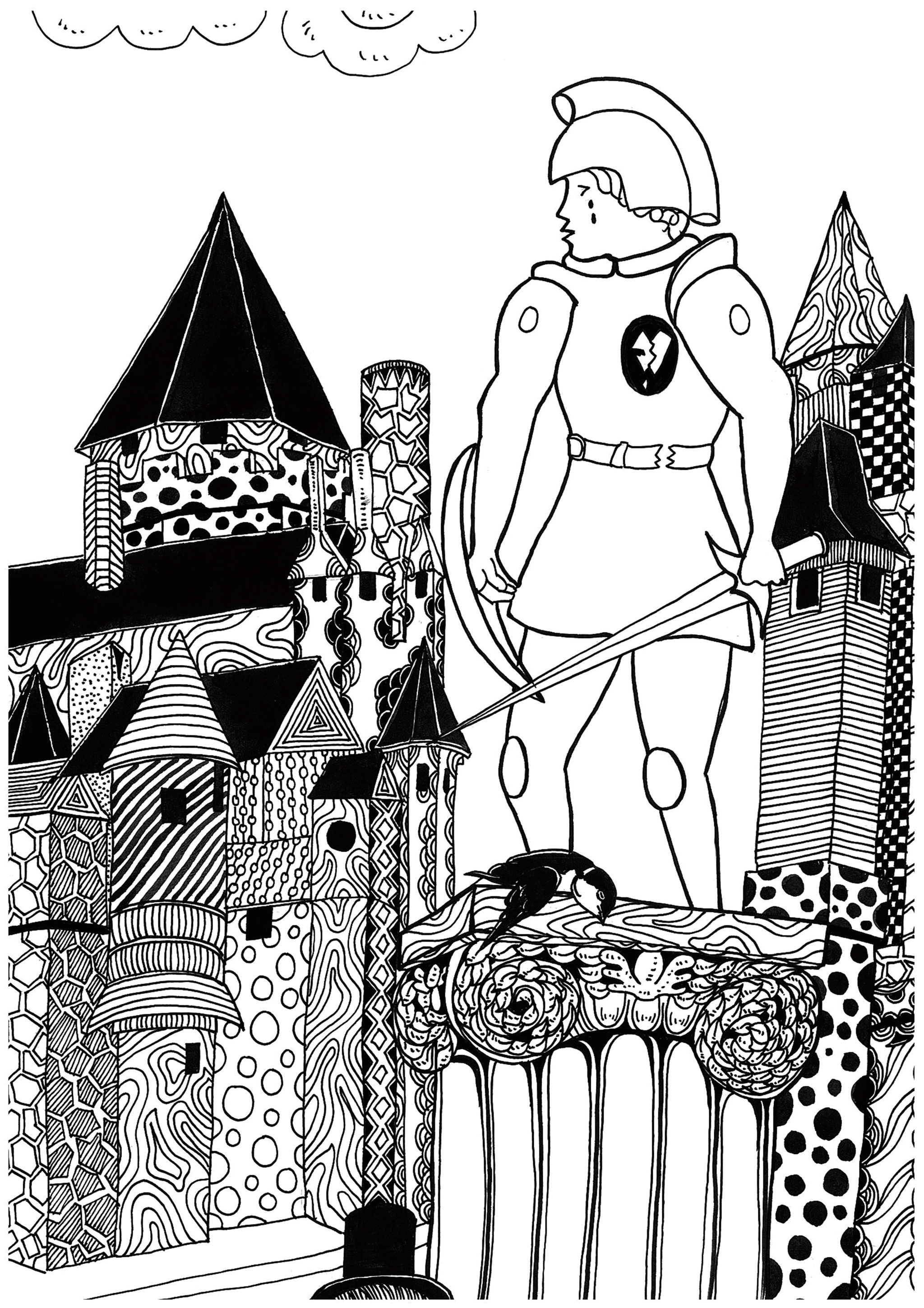 《王尔德童话》插图