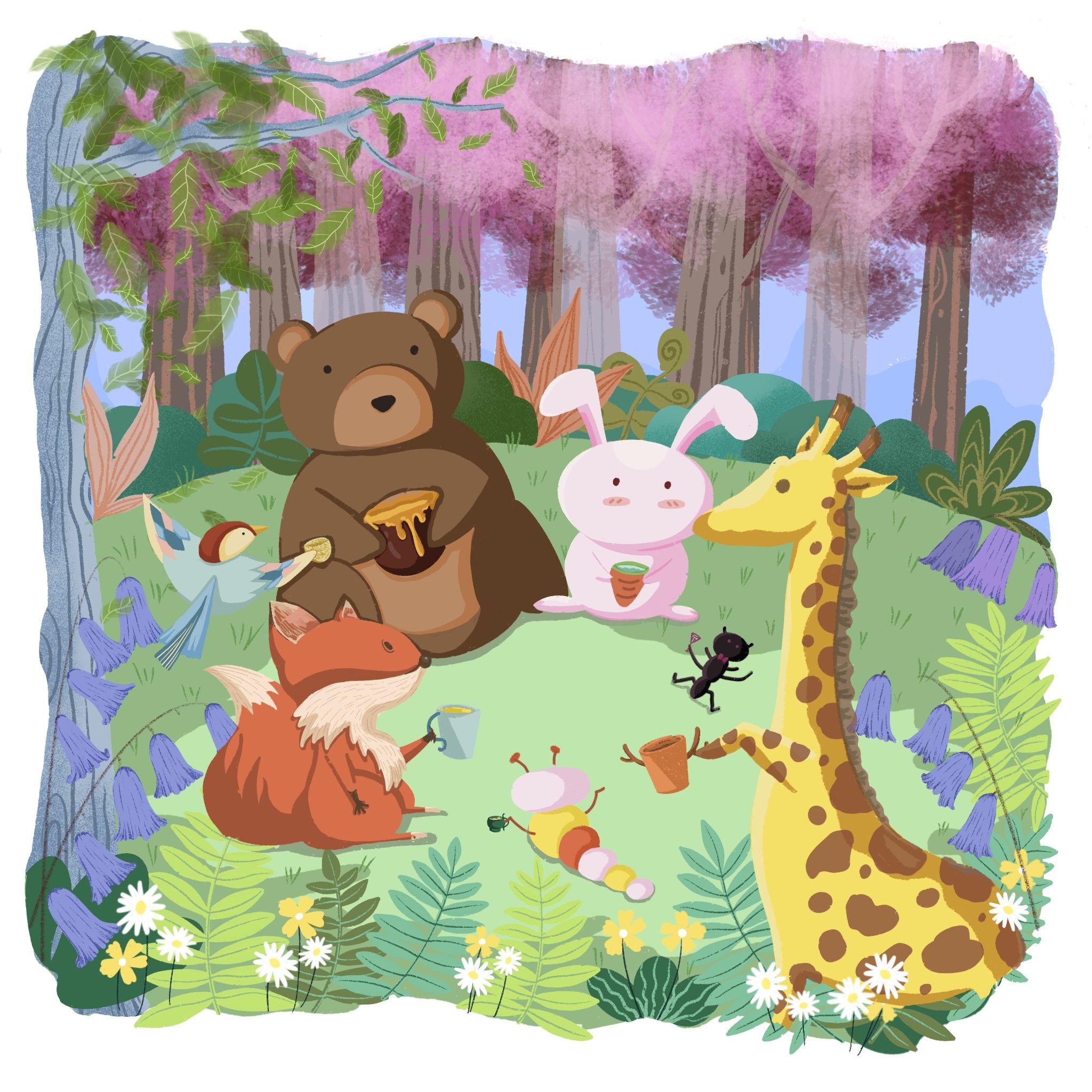 《小天使战病毒》原创绘本儿插