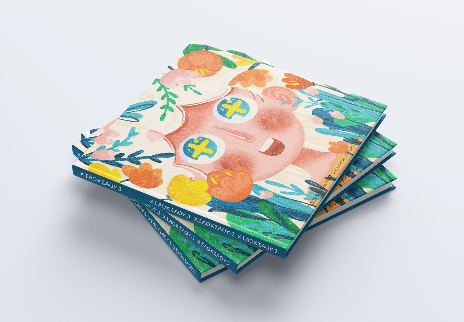 最近插画 做的衍生品展示