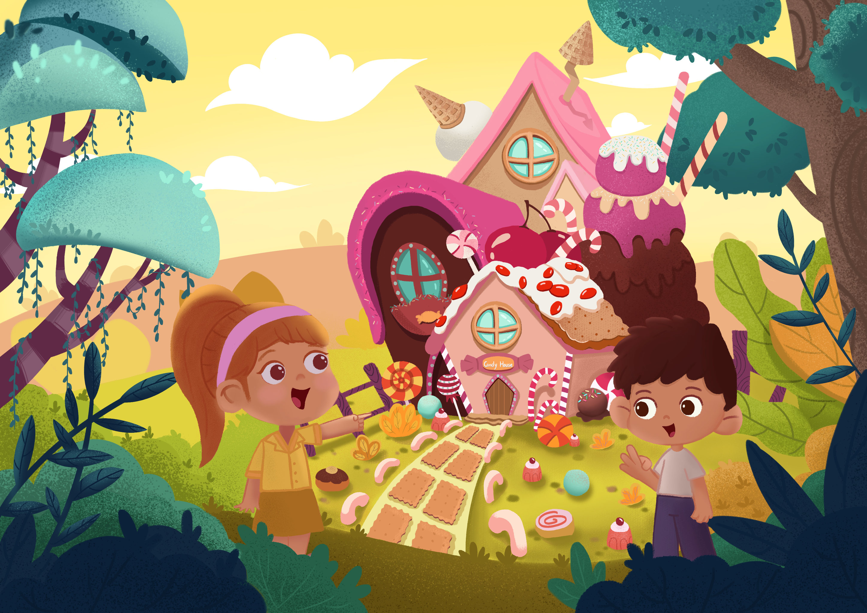 糖果屋 - 小馨馨 - 原创作品 - 视觉中国(shijueme)