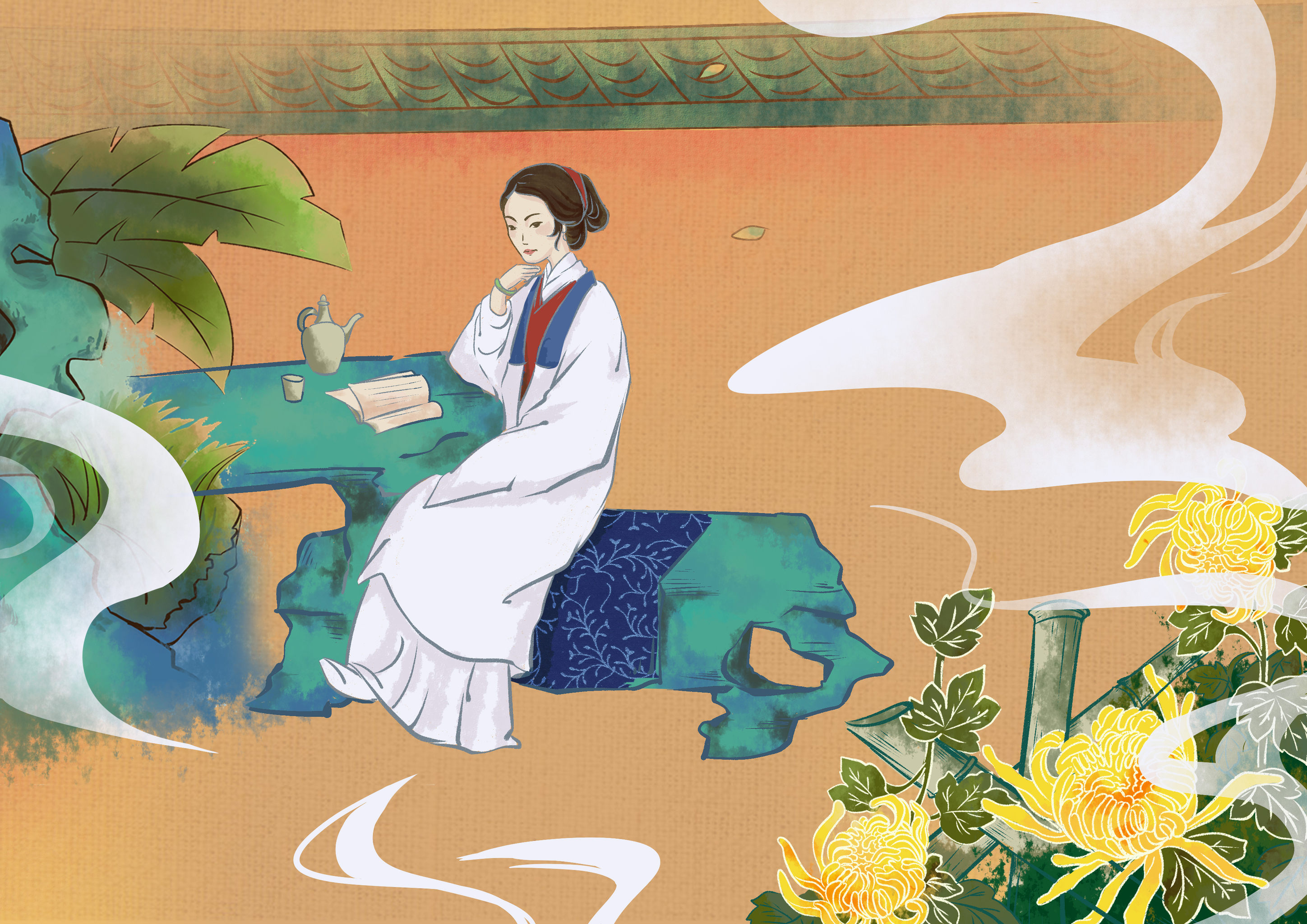 薄雾浓云愁永洲,瑞脑消金兽