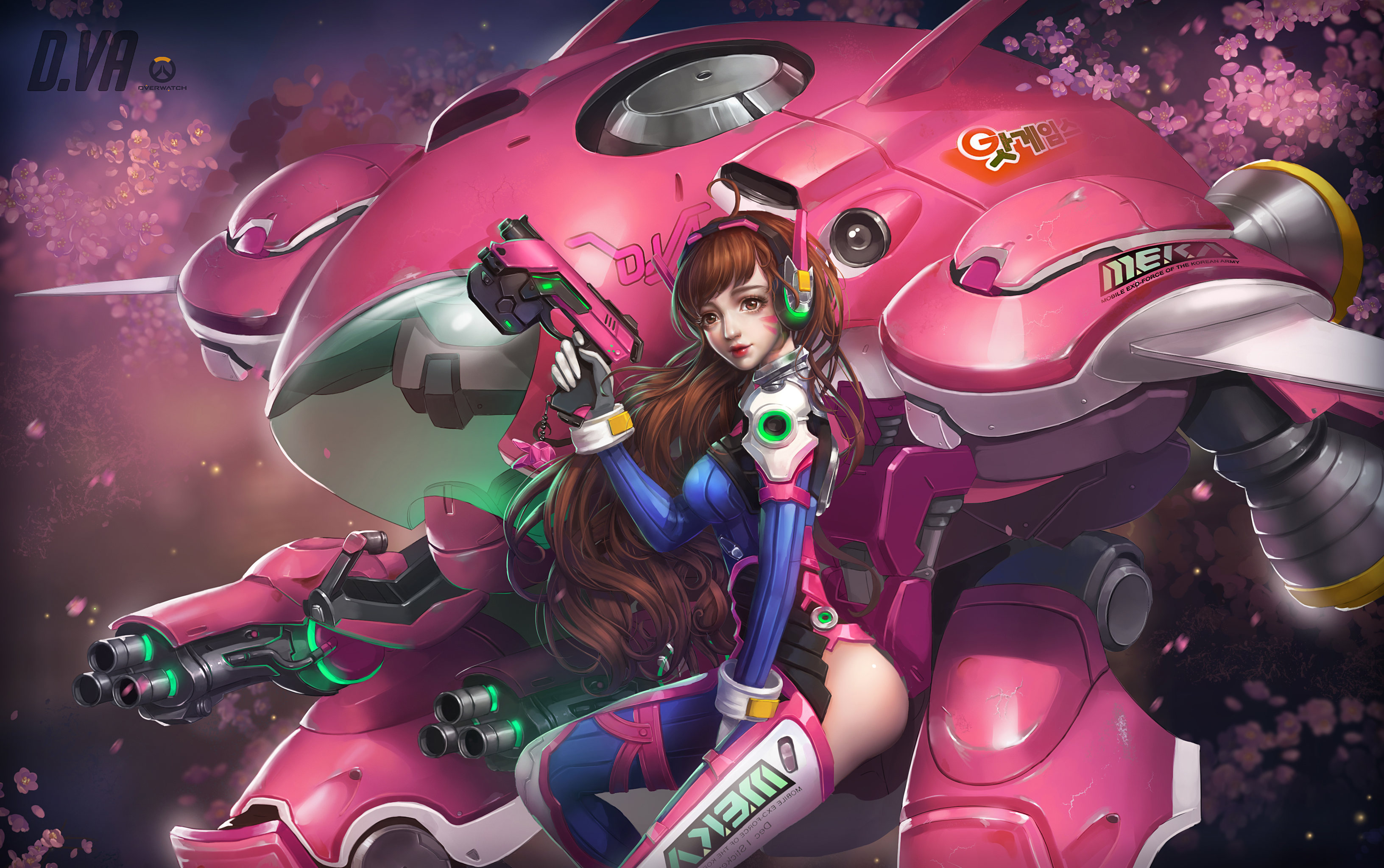 d.va 守望先锋同人 - 小白酱milkyu - 原创作品 - 视觉中国(shijueme)