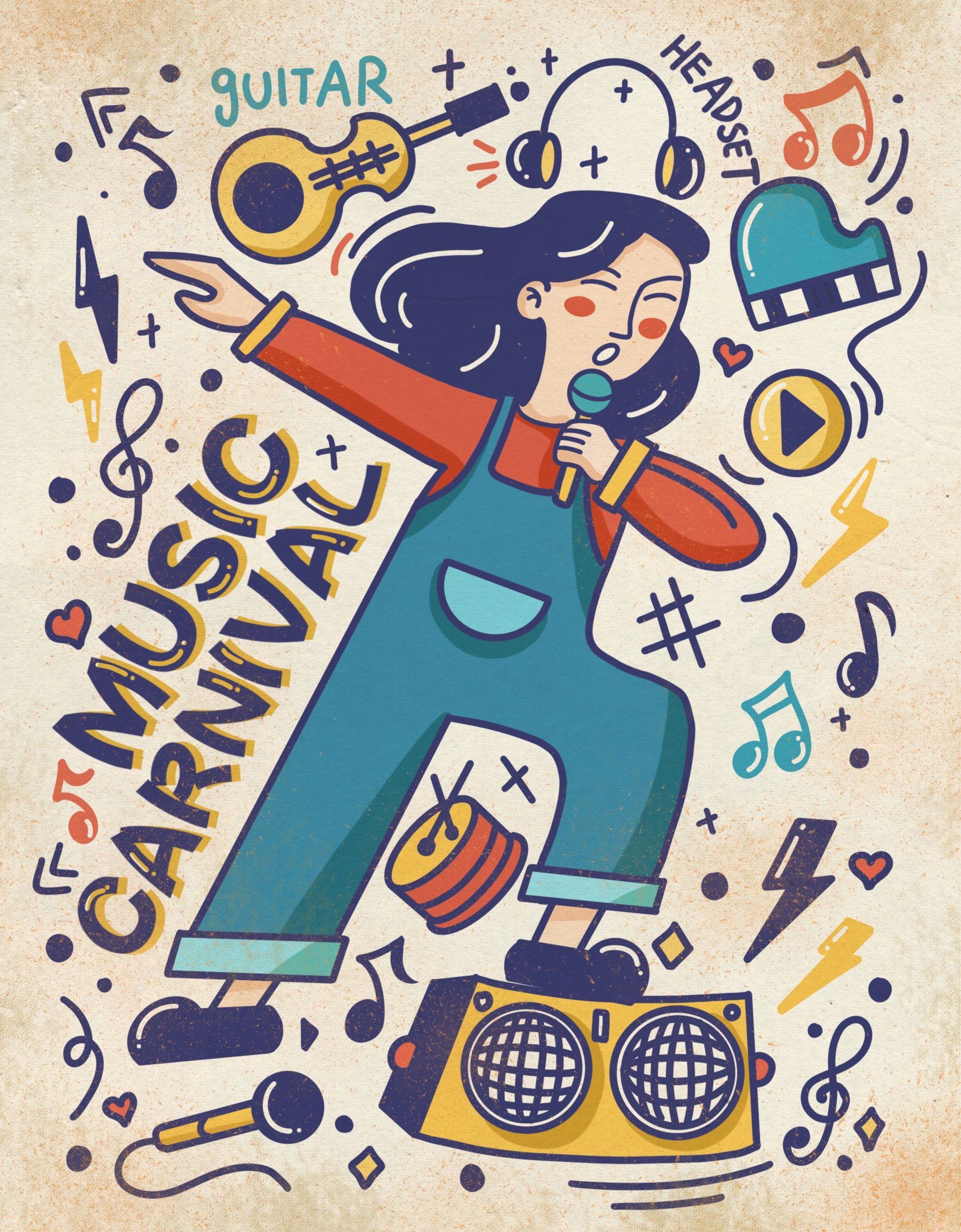 doodle风插画合集