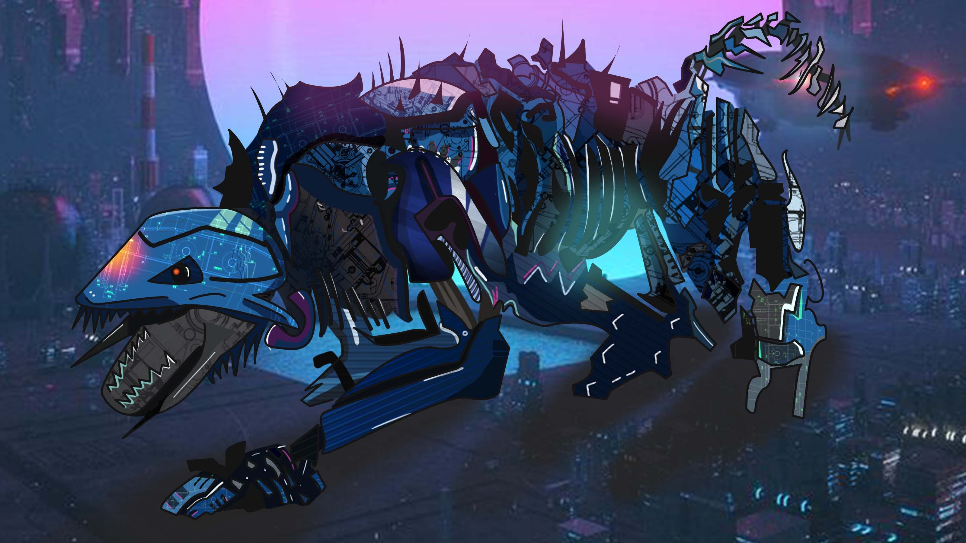 机械怪兽 - 梦子孩小 - 原创作品 - 视觉中国(shijueme)