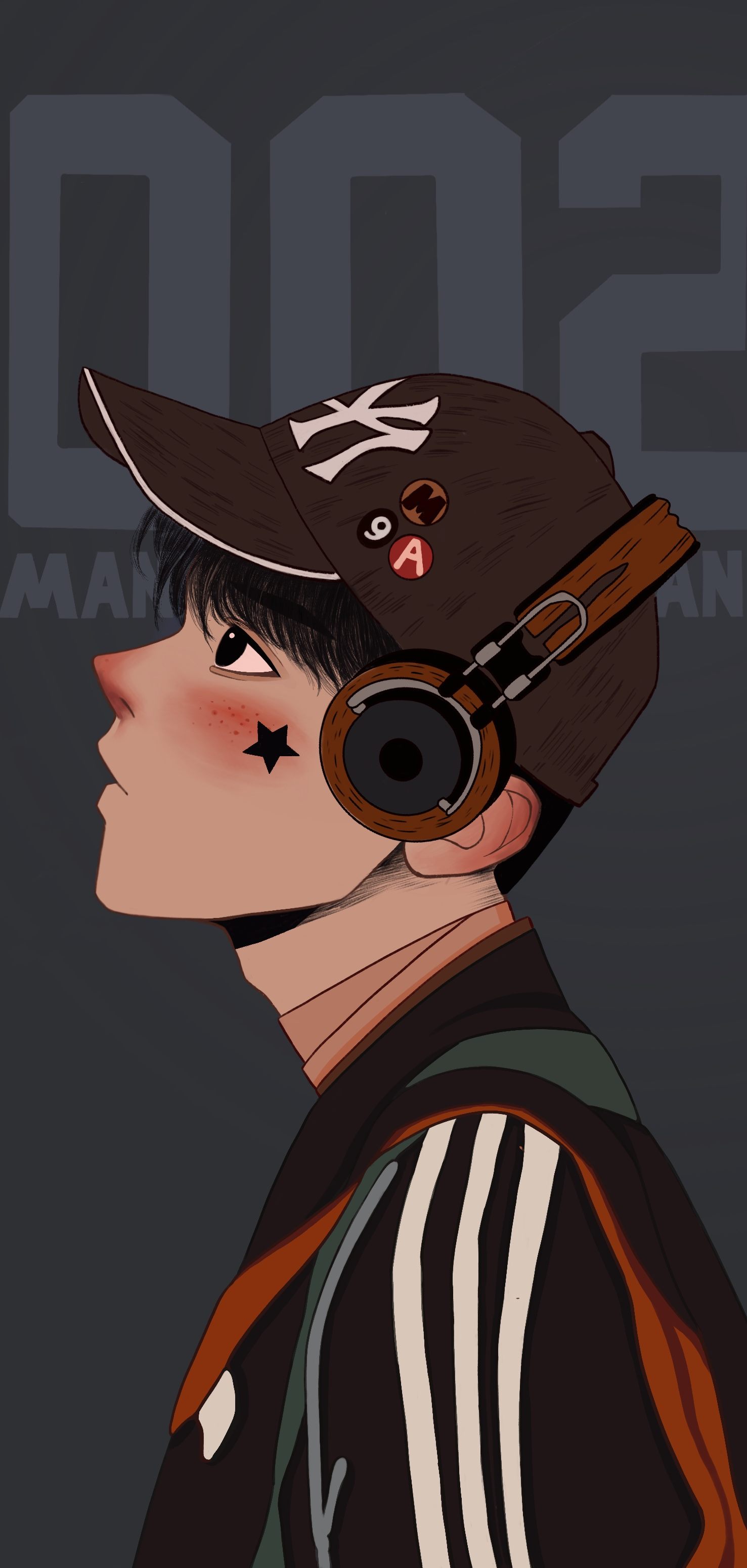 潮男人物手机壳