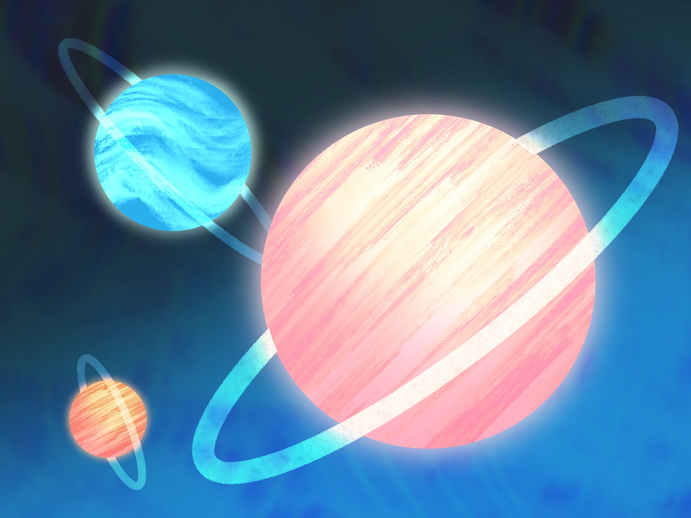 星辰系列插画 - 九西呀 - 原创作品 - 视觉中国(shijueme)