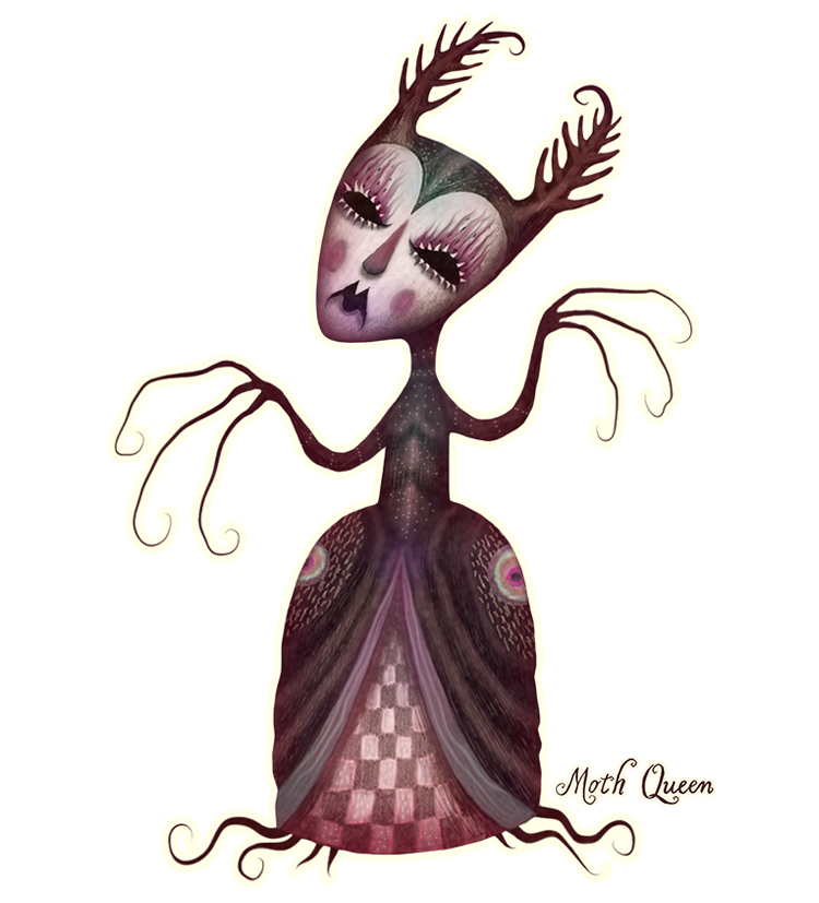 丹麦插画师vladimir万圣节精灵