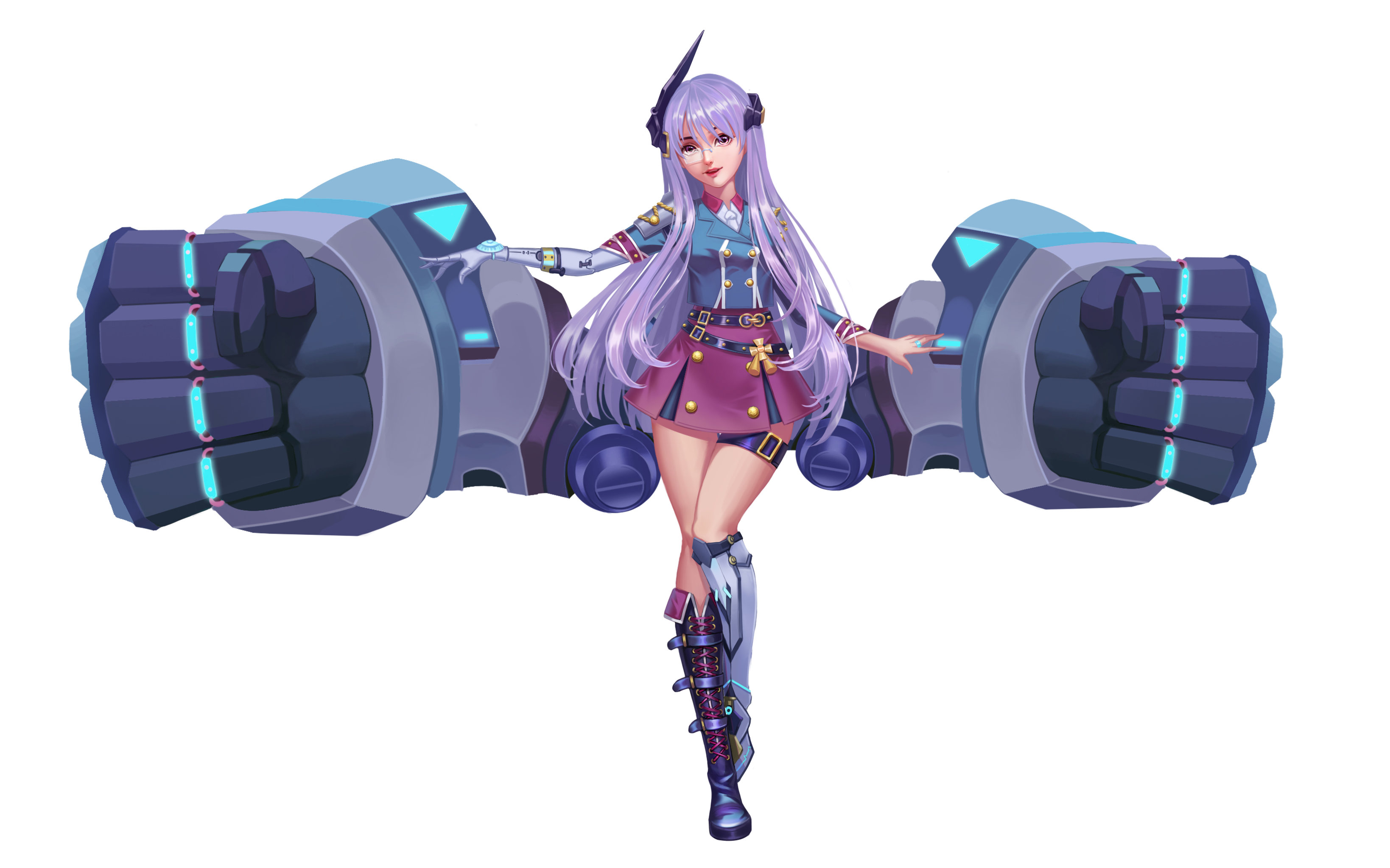 机械少女 - 火龙果在线吃瓜 - 原创作品 - 视觉中国(shijueme)