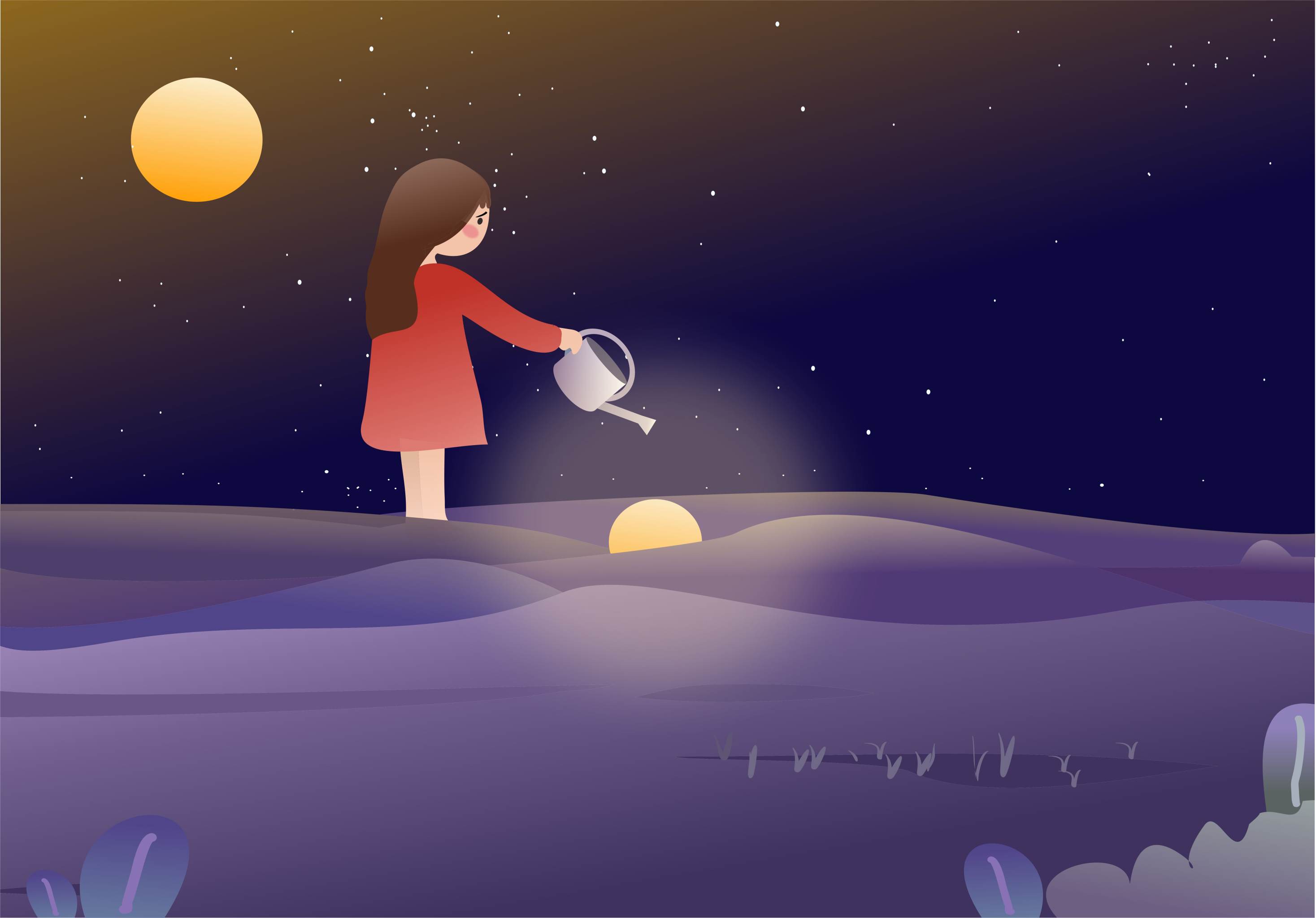 种月亮 - 妖怪 - 转载作品 - 视觉中国(shijueme)