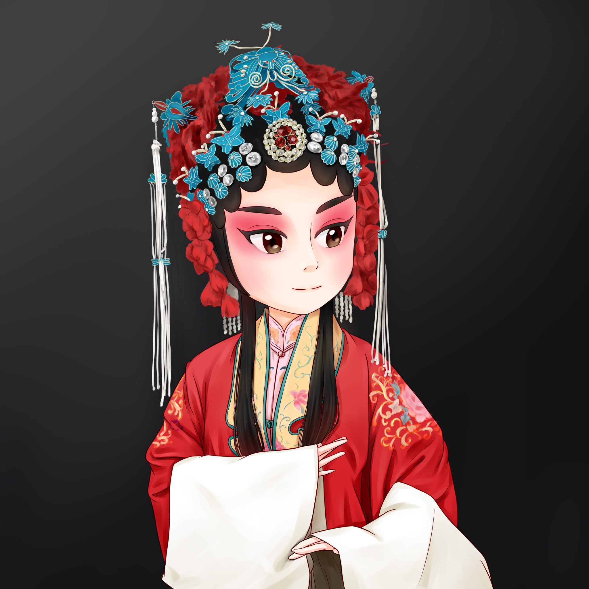 京剧—锁麟囊 - rainy - 原创作品 - 视觉中国(shijueme)