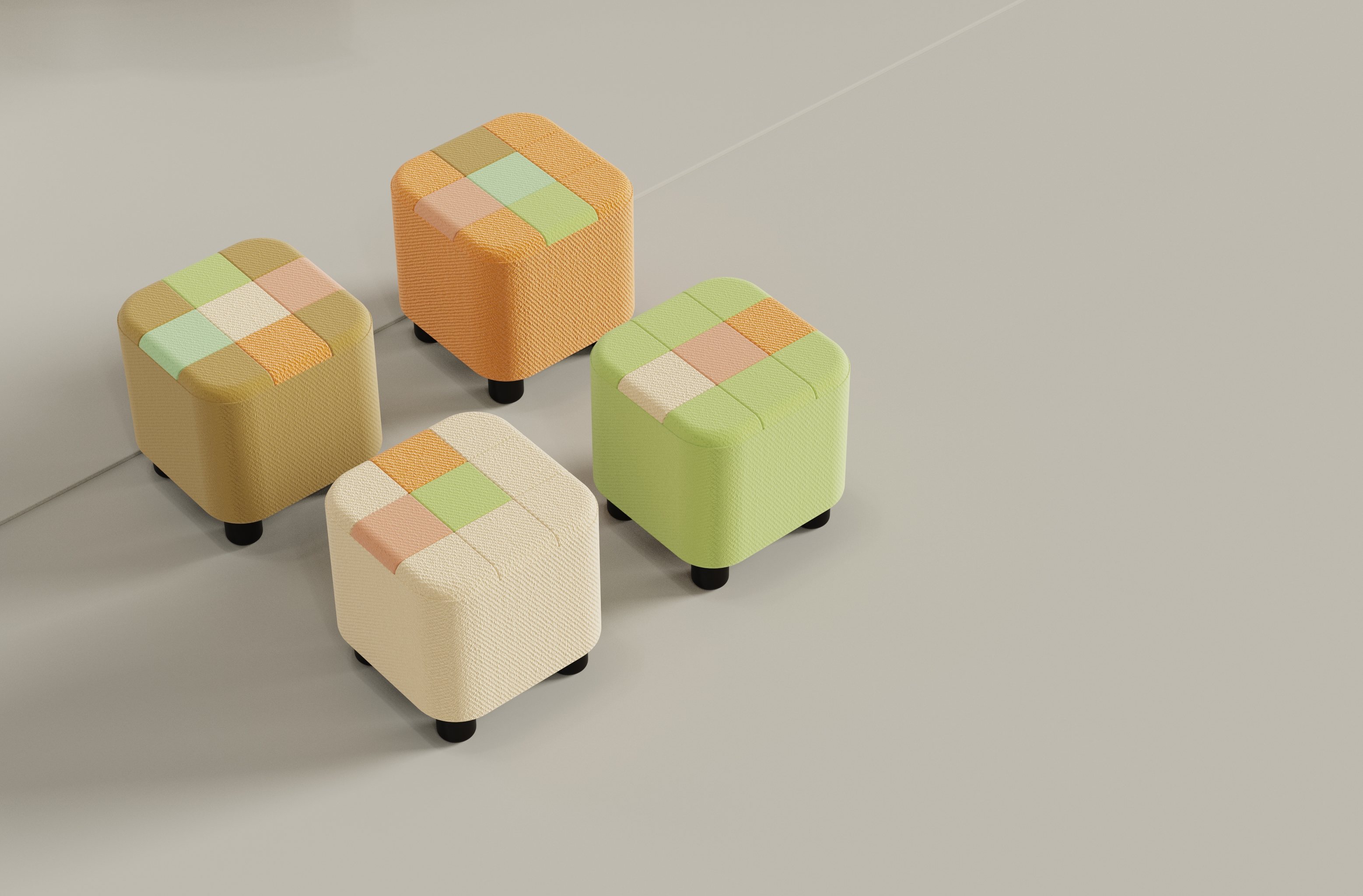 拼趣--模块化趣味儿童凳