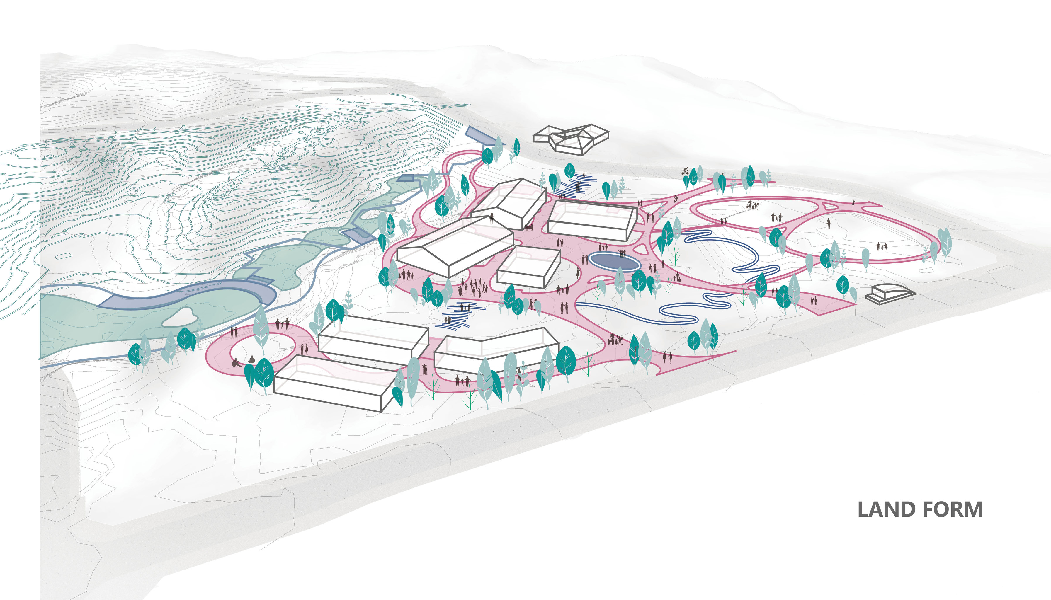 景观爆炸分析图