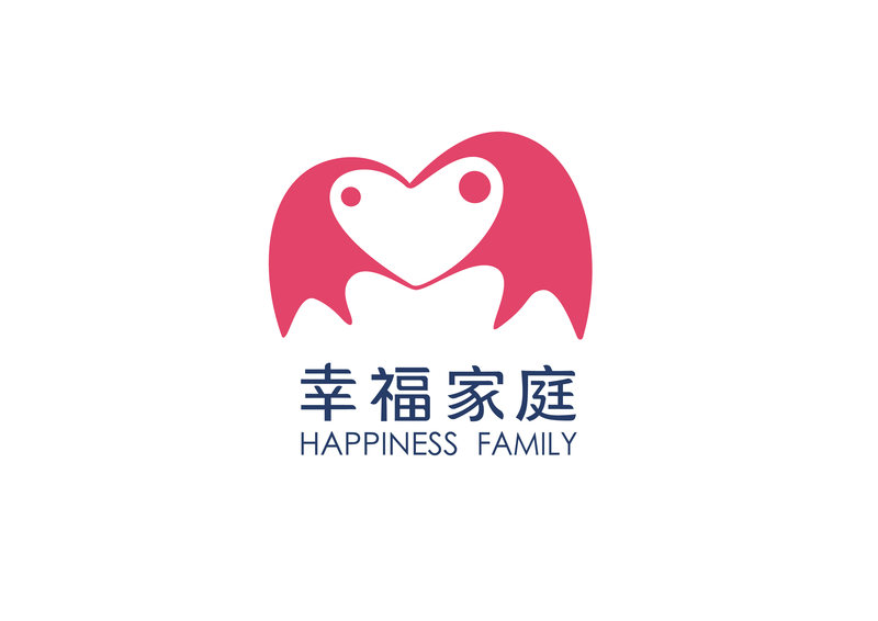 创建幸福家庭活动logo设计