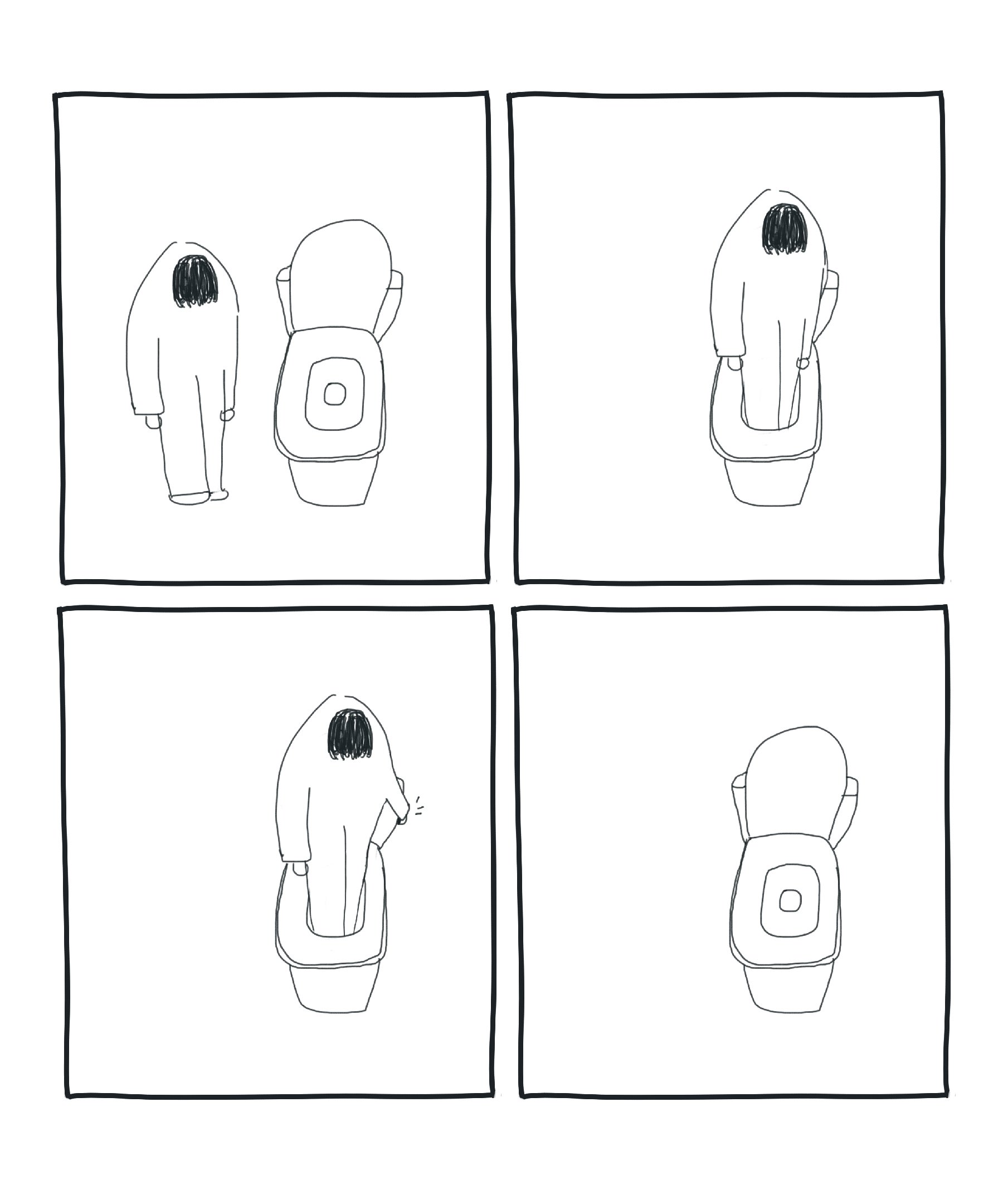 小丧小治愈四格漫画