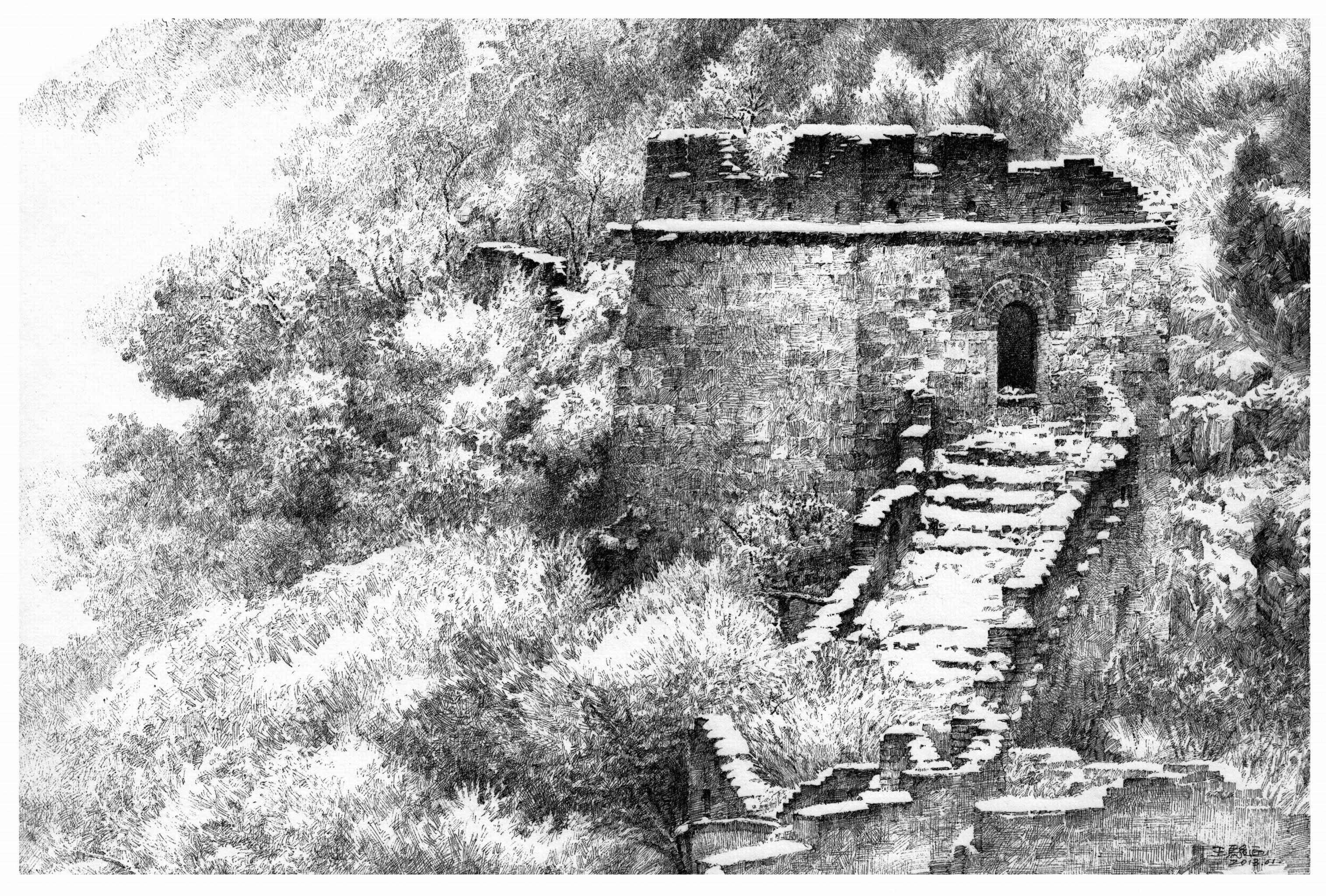 作者:王骏|中国钢笔画联盟理事,工艺美术师