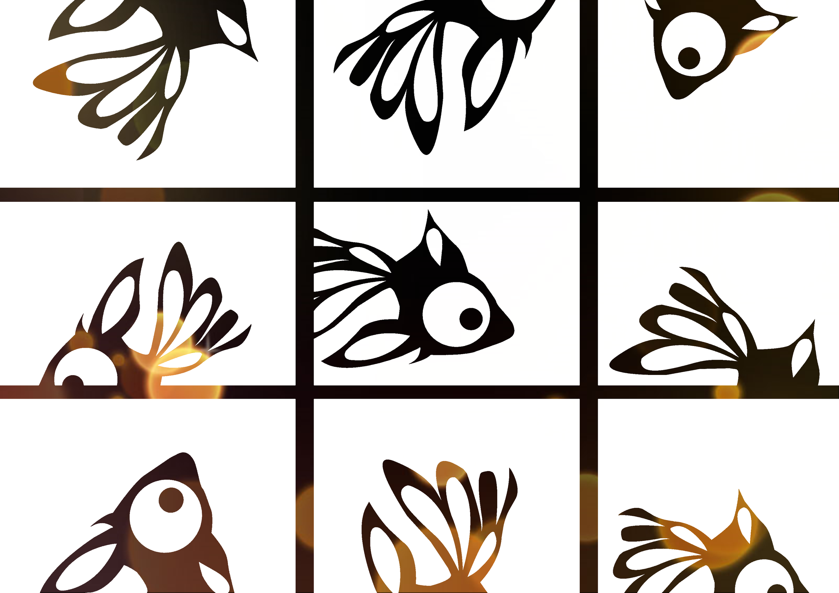 关于鱼的图形设计. i     .)#)))