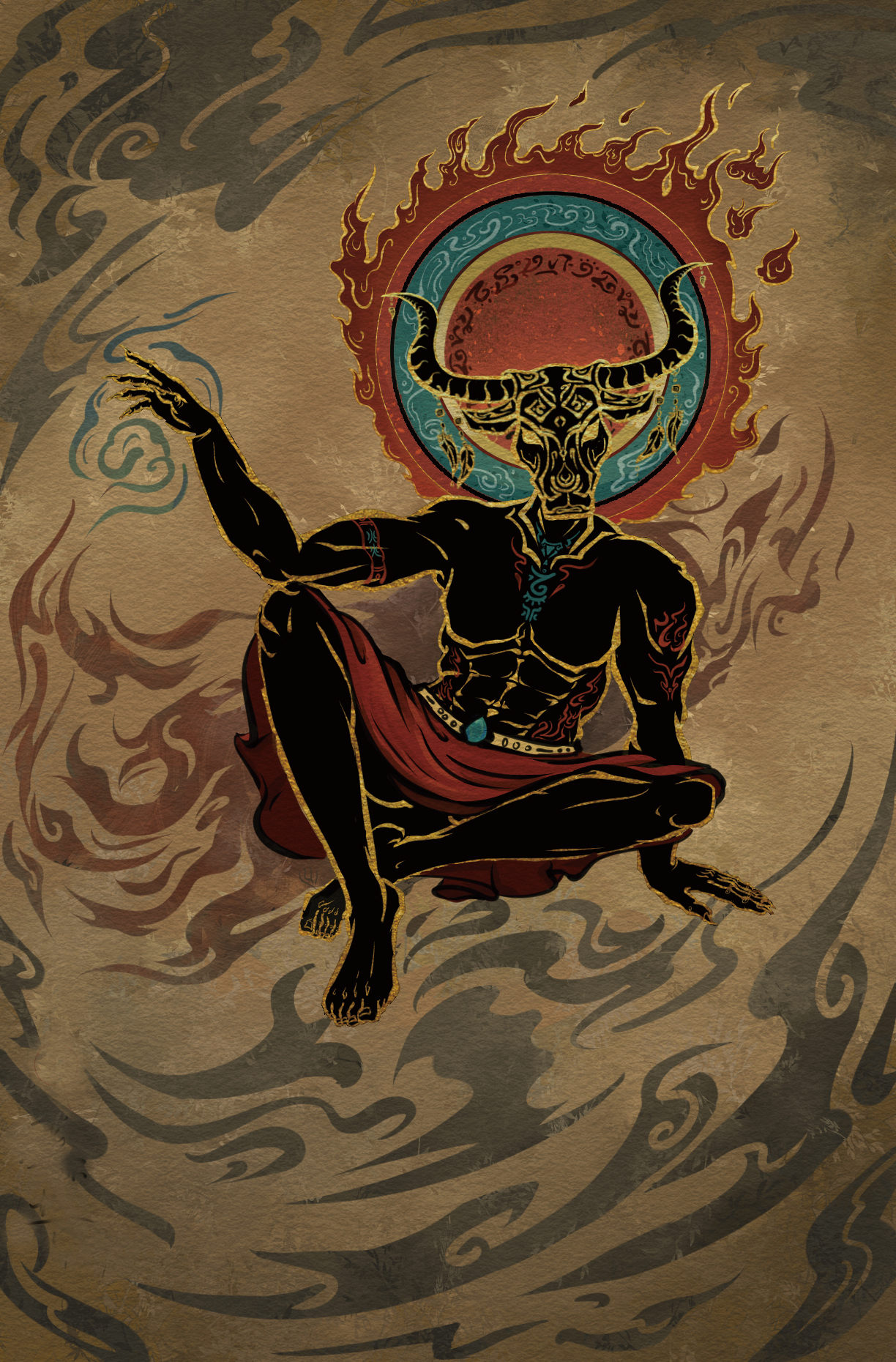 《中国古代神仙图》