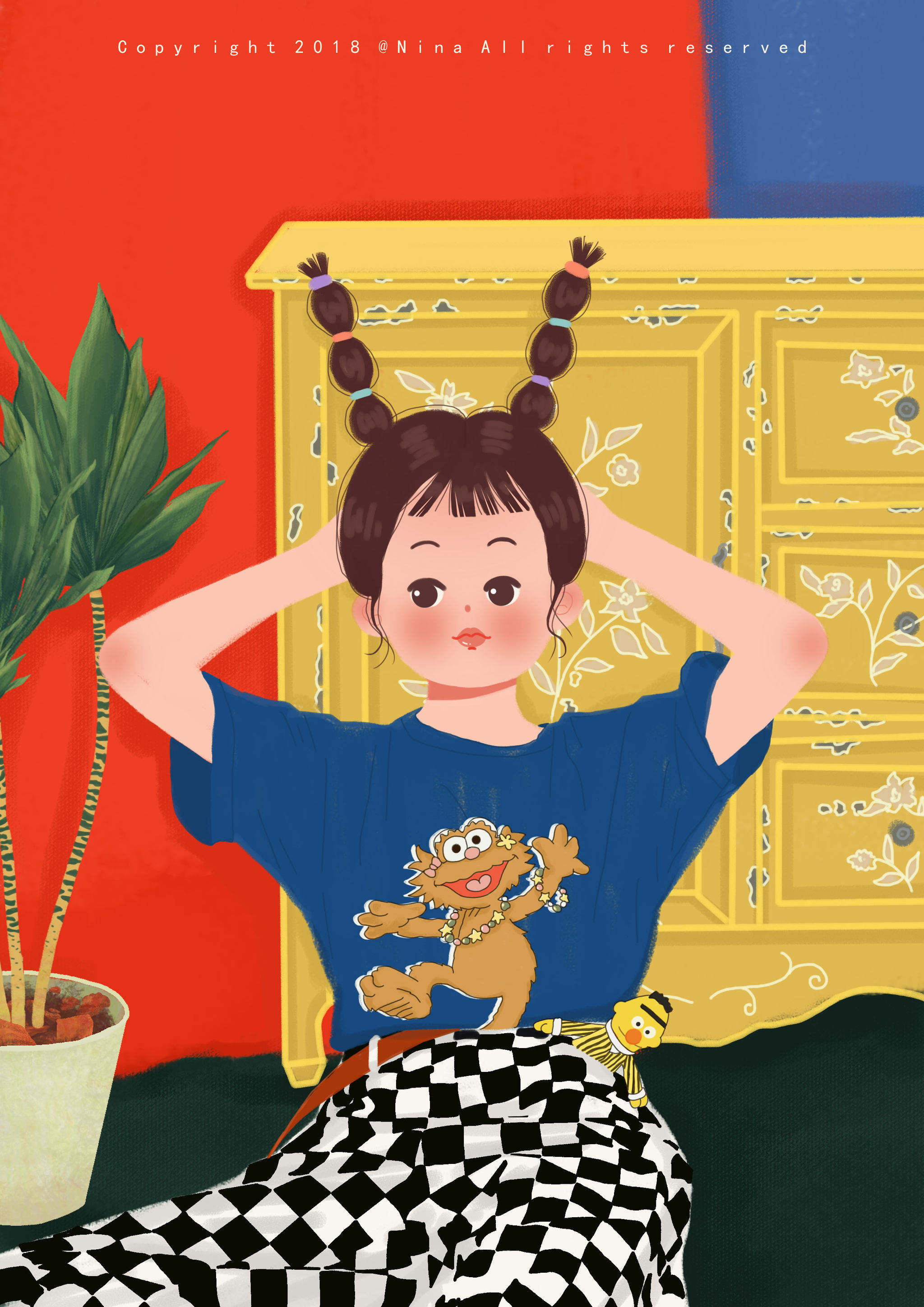 tyakasha女孩 - 妮娜酱呀 - 原创作品 - 视觉中国(shijueme)