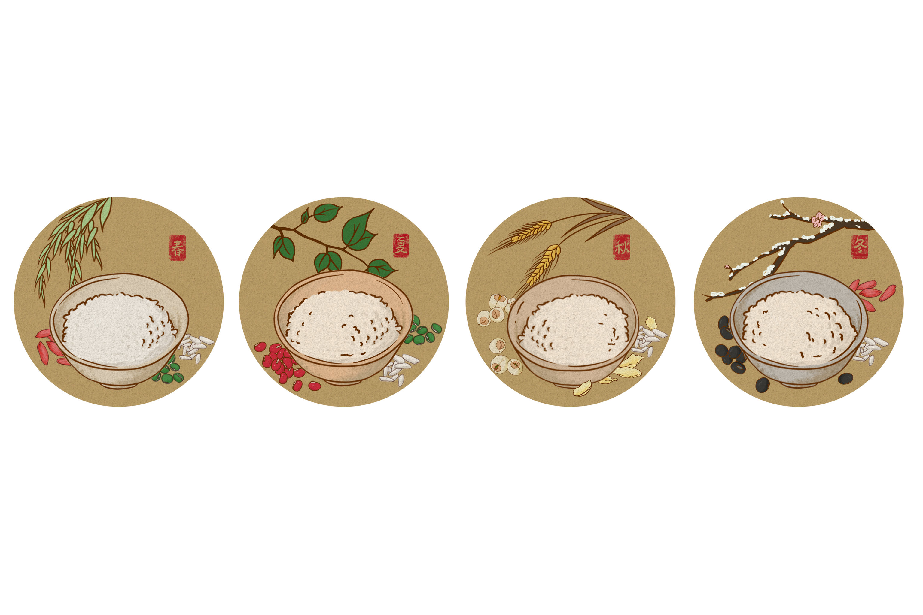 小鸡啄米-四季杂粮米饭小插图